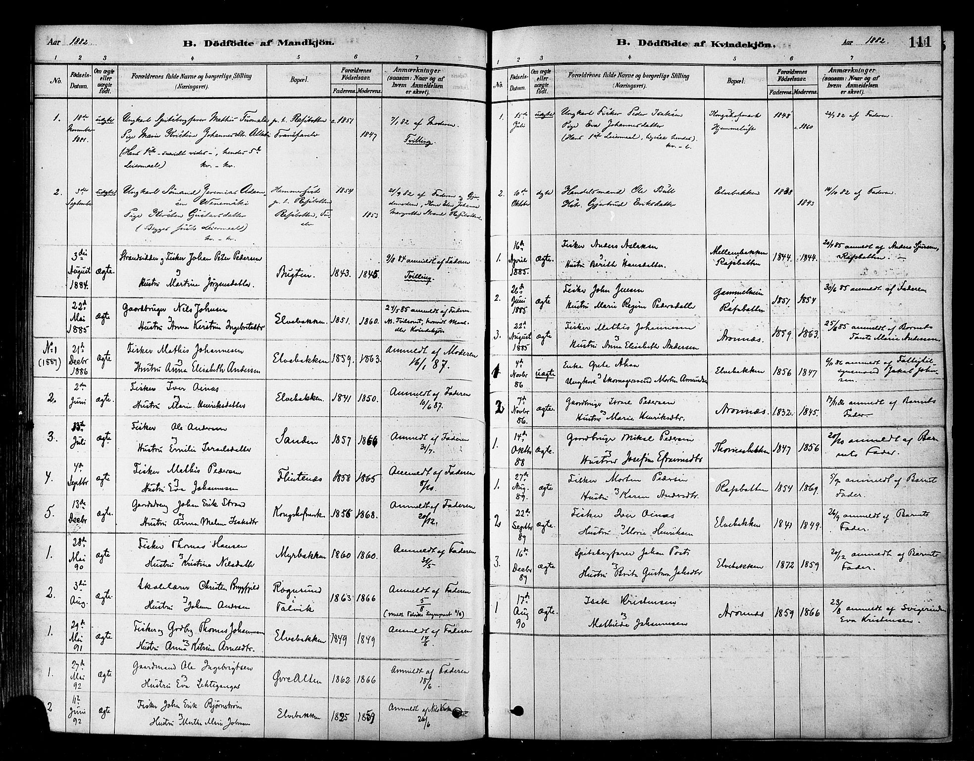 Alta sokneprestkontor, SATØ/S-1338/H/Ha/L0002.kirke: Parish register (official) no. 2, 1879-1892, p. 111