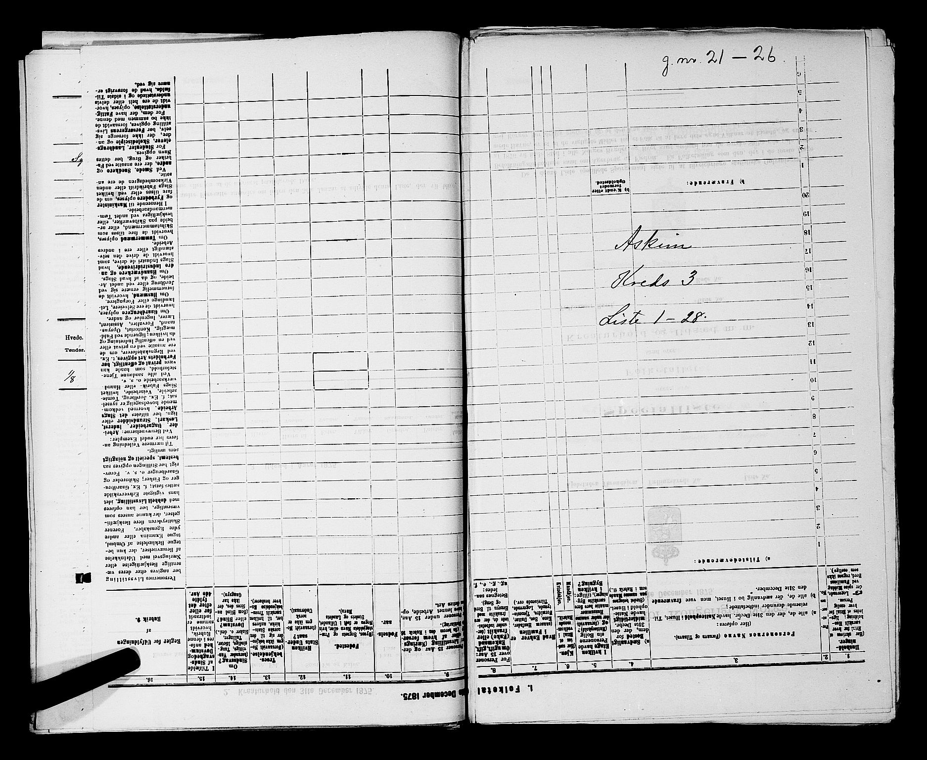 RA, 1875 census for 0124P Askim, 1875, p. 157