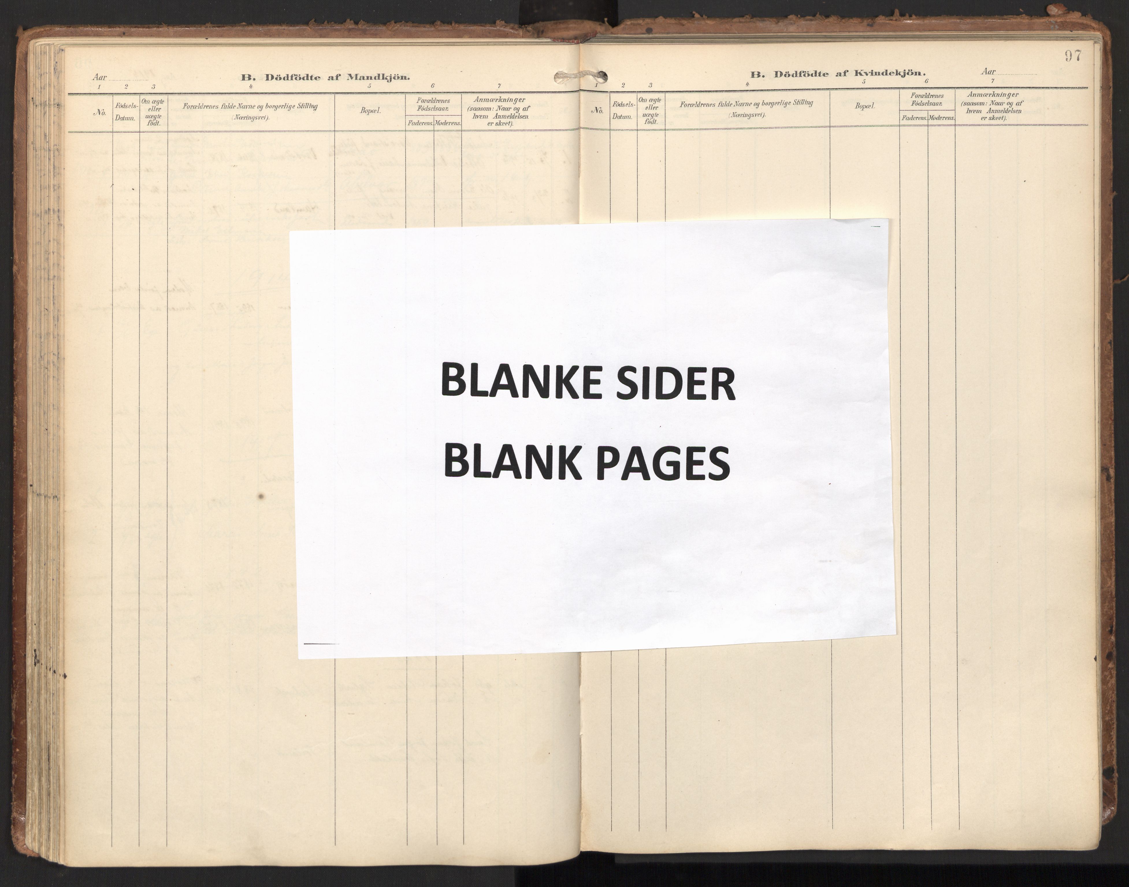 Ministerialprotokoller, klokkerbøker og fødselsregistre - Nord-Trøndelag, SAT/A-1458/784/L0677: Parish register (official) no. 784A12, 1900-1920, p. 97