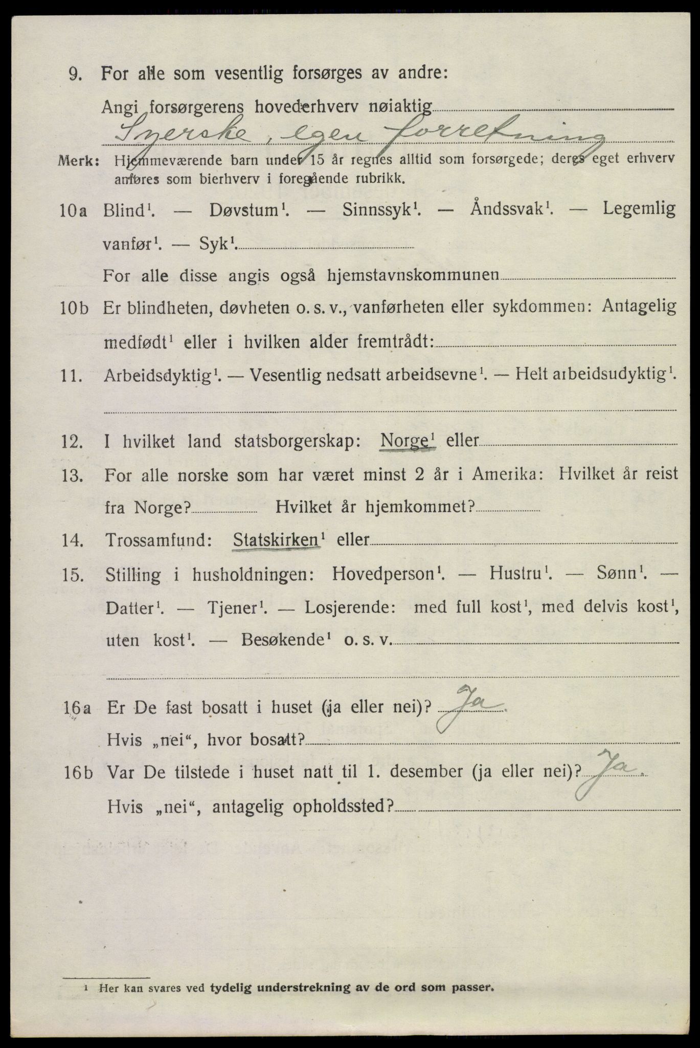 SAKO, 1920 census for Holla, 1920, p. 1778