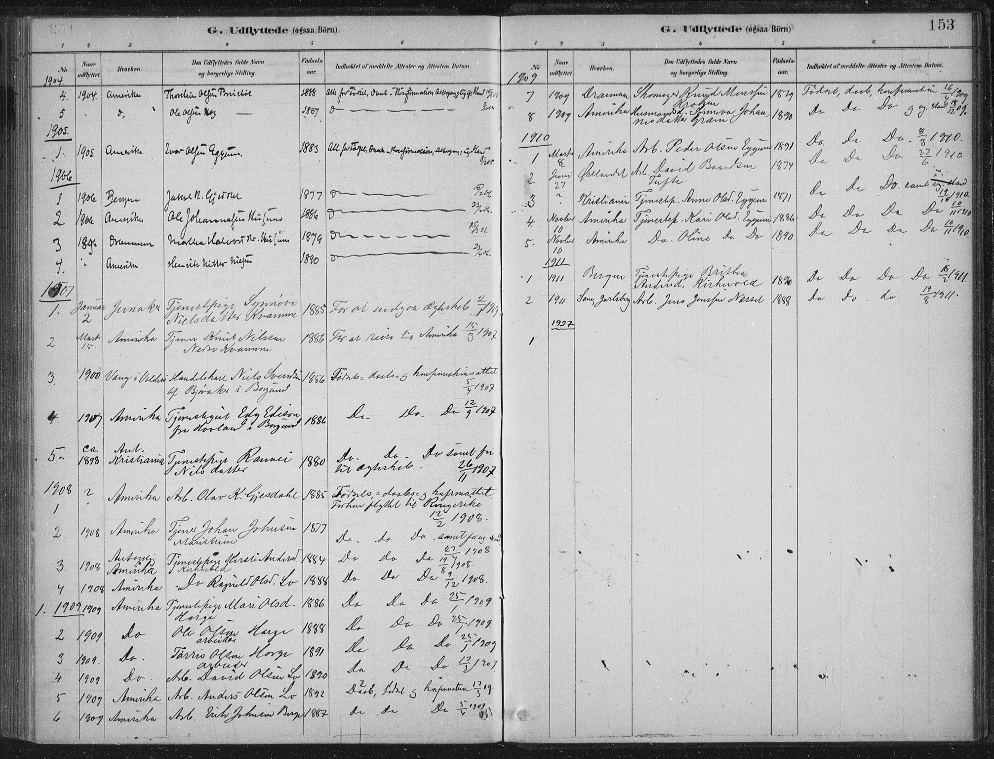 Lærdal sokneprestembete, AV/SAB-A-81201: Parish register (official) no. C  1, 1878-1911, p. 153