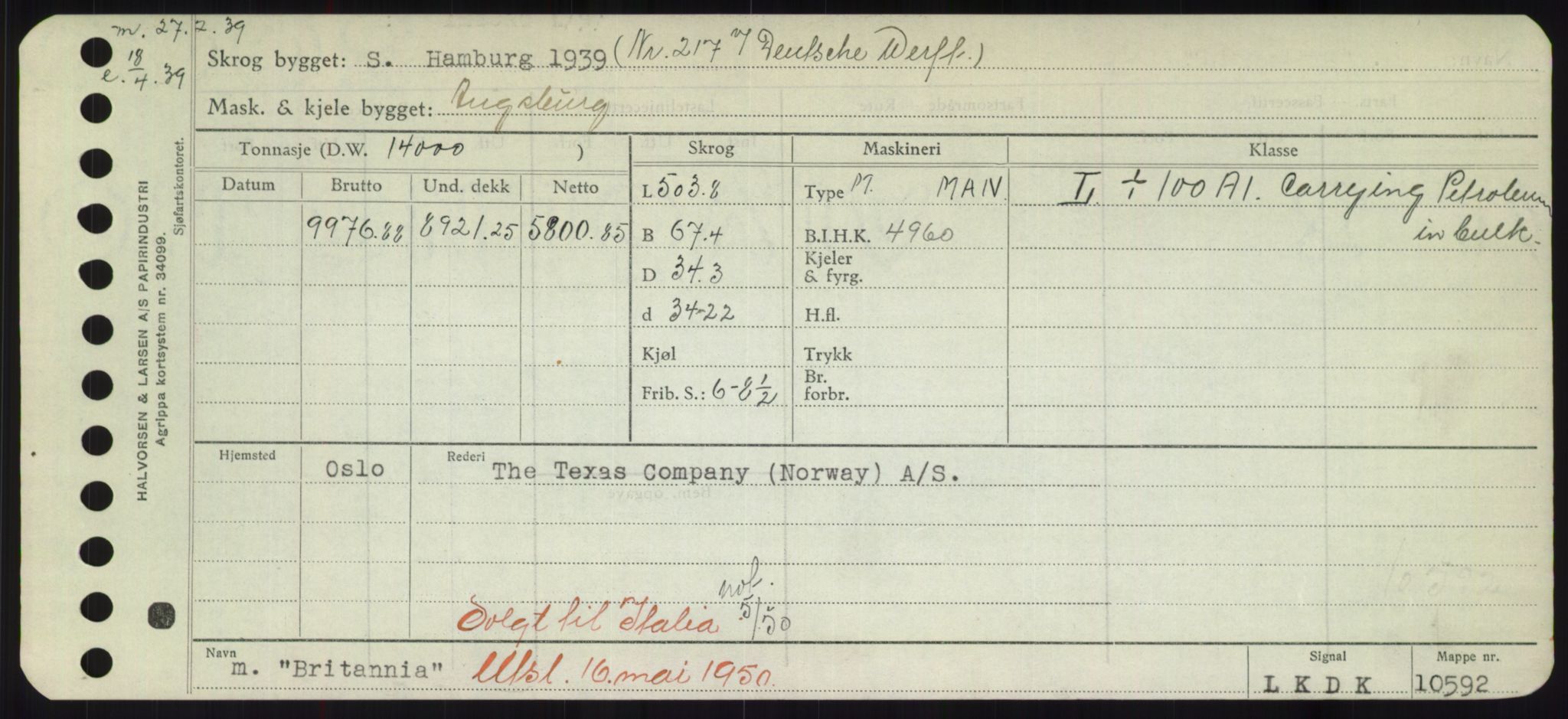 Sjøfartsdirektoratet med forløpere, Skipsmålingen, RA/S-1627/H/Hd/L0005: Fartøy, Br-Byg, p. 305