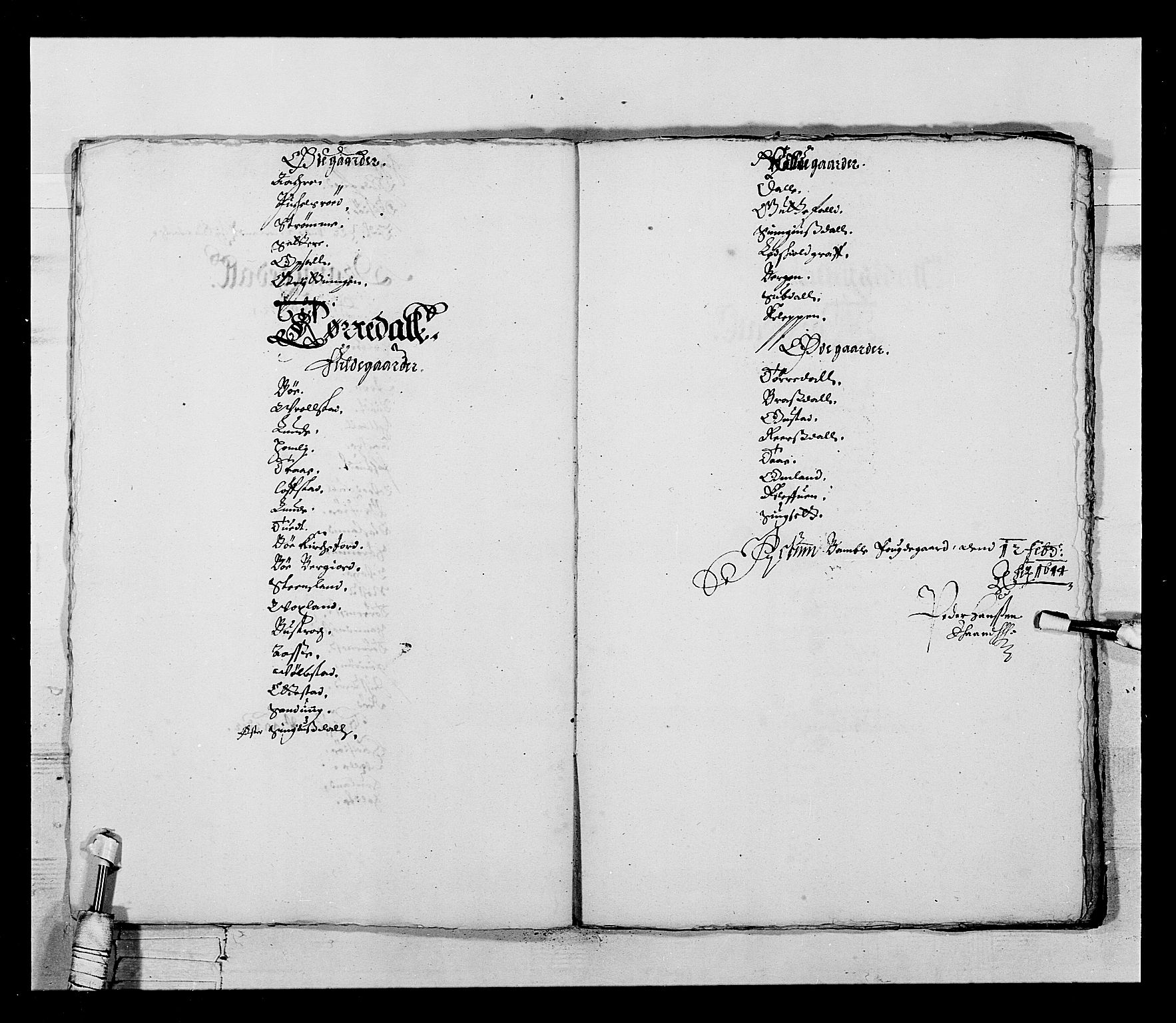 Stattholderembetet 1572-1771, RA/EA-2870/Ek/L0022/0005: Jordebøker 1633-1658: / En liste over soldatlegg og en liste over gårder i Bratsberg len, 1642-1644, p. 46