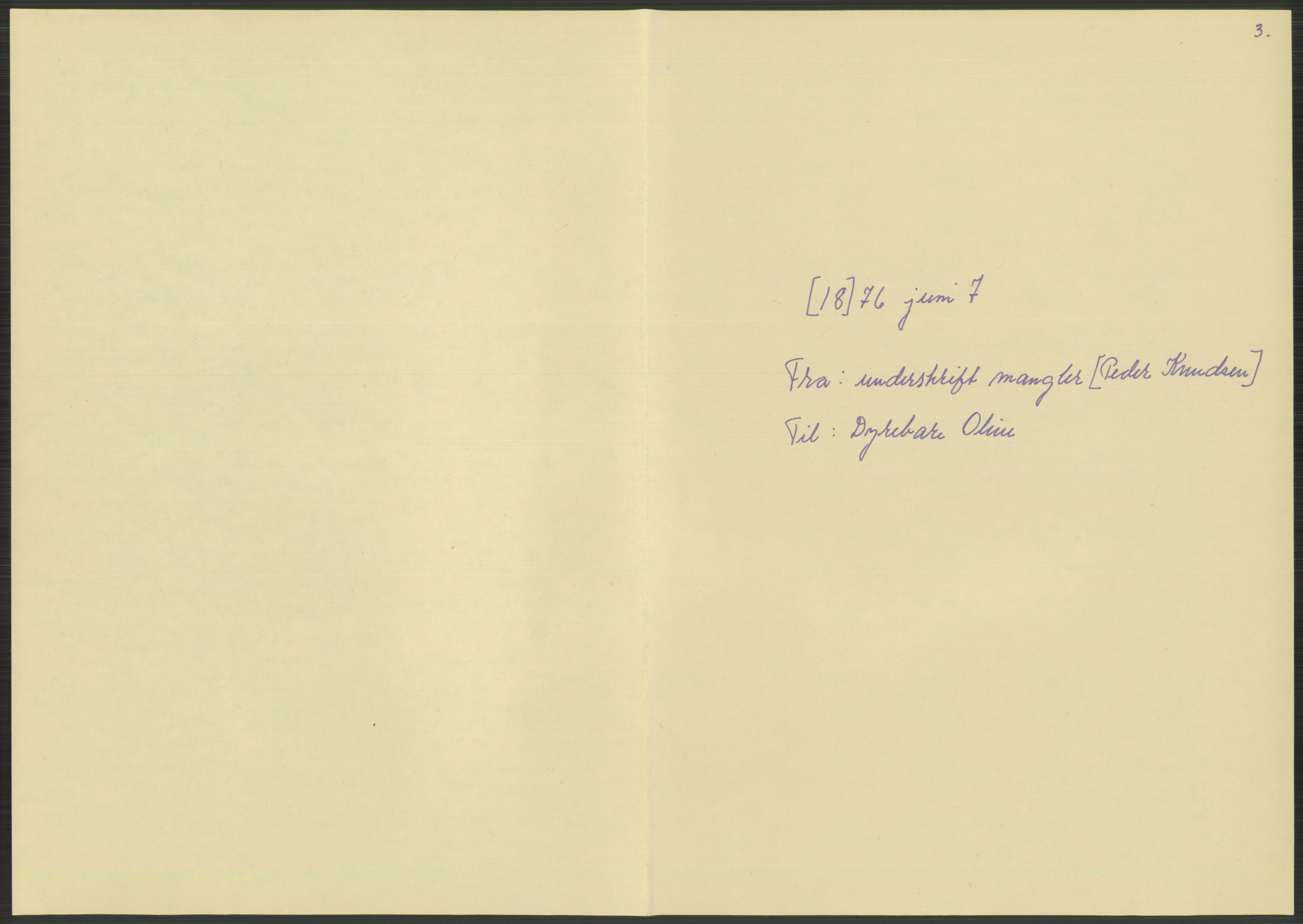 Samlinger til kildeutgivelse, Amerikabrevene, AV/RA-EA-4057/F/L0014: Innlån fra Oppland: Nyberg - Slettahaugen, 1838-1914, p. 491