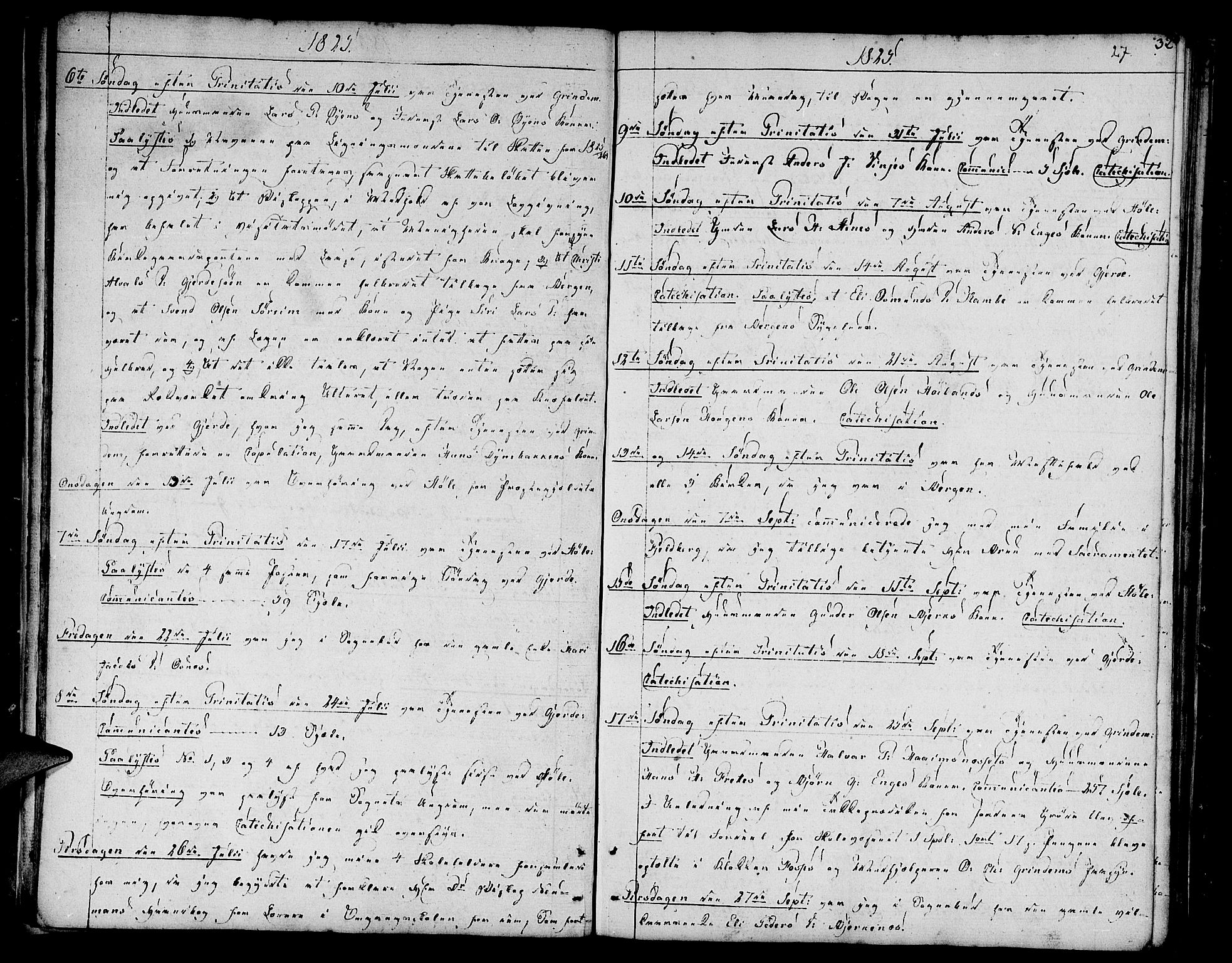 Etne sokneprestembete, AV/SAB-A-75001/H/Haa: Parish register (official) no. A 5, 1808-1817, p. 27