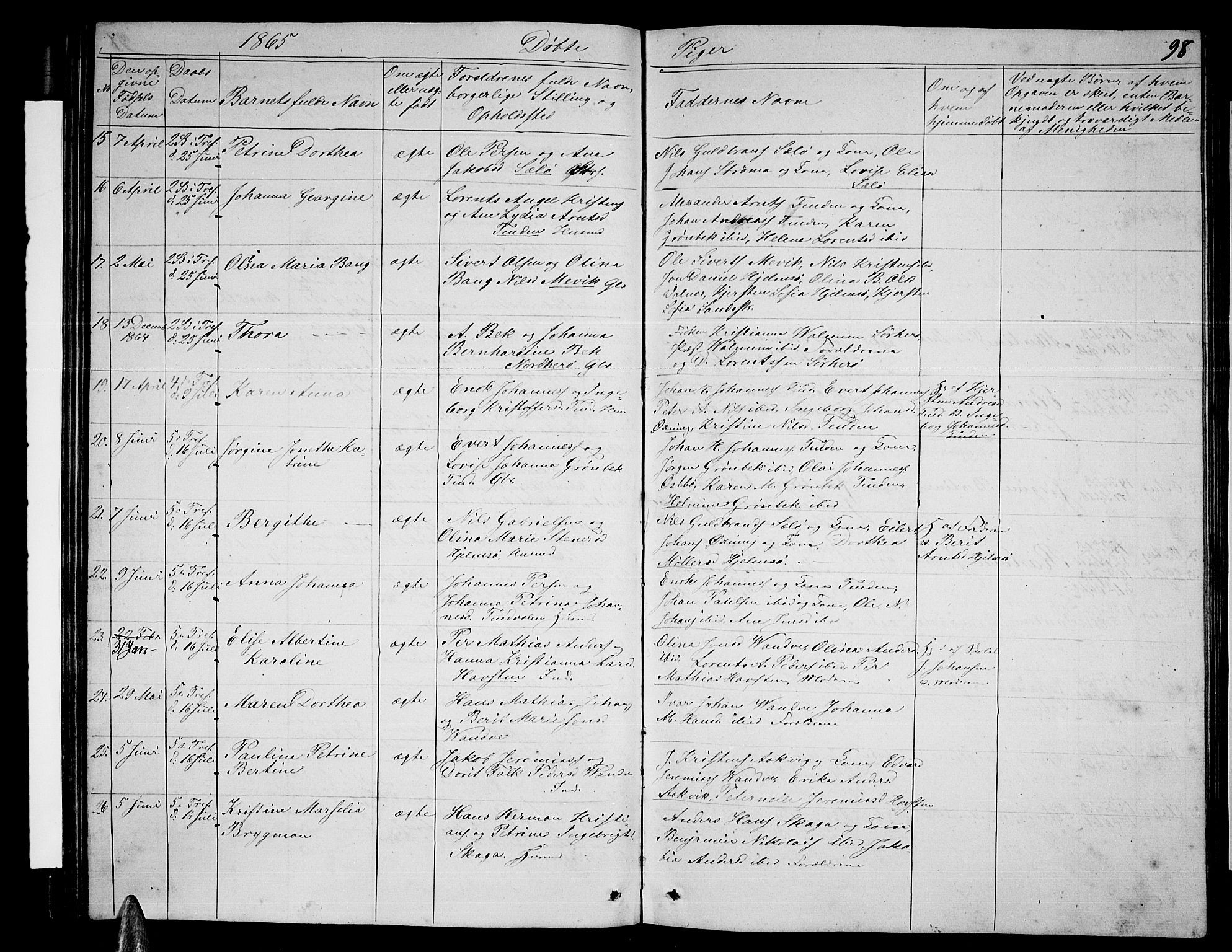 Ministerialprotokoller, klokkerbøker og fødselsregistre - Nordland, AV/SAT-A-1459/834/L0512: Parish register (copy) no. 834C03, 1862-1877, p. 98