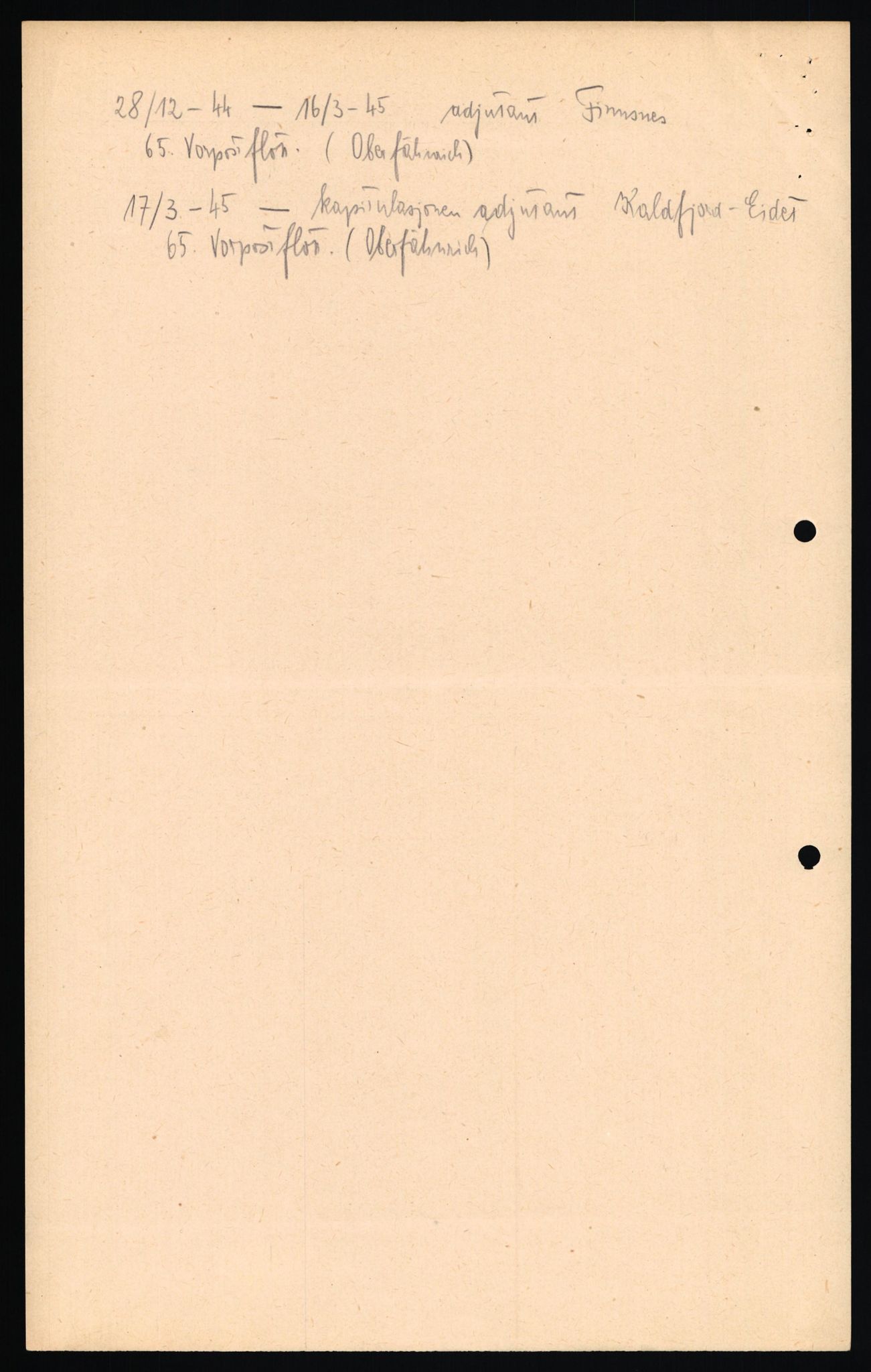 Forsvaret, Forsvarets overkommando II, AV/RA-RAFA-3915/D/Db/L0039: CI Questionaires. Tyske okkupasjonsstyrker i Norge. Østerrikere., 1945-1946, p. 298