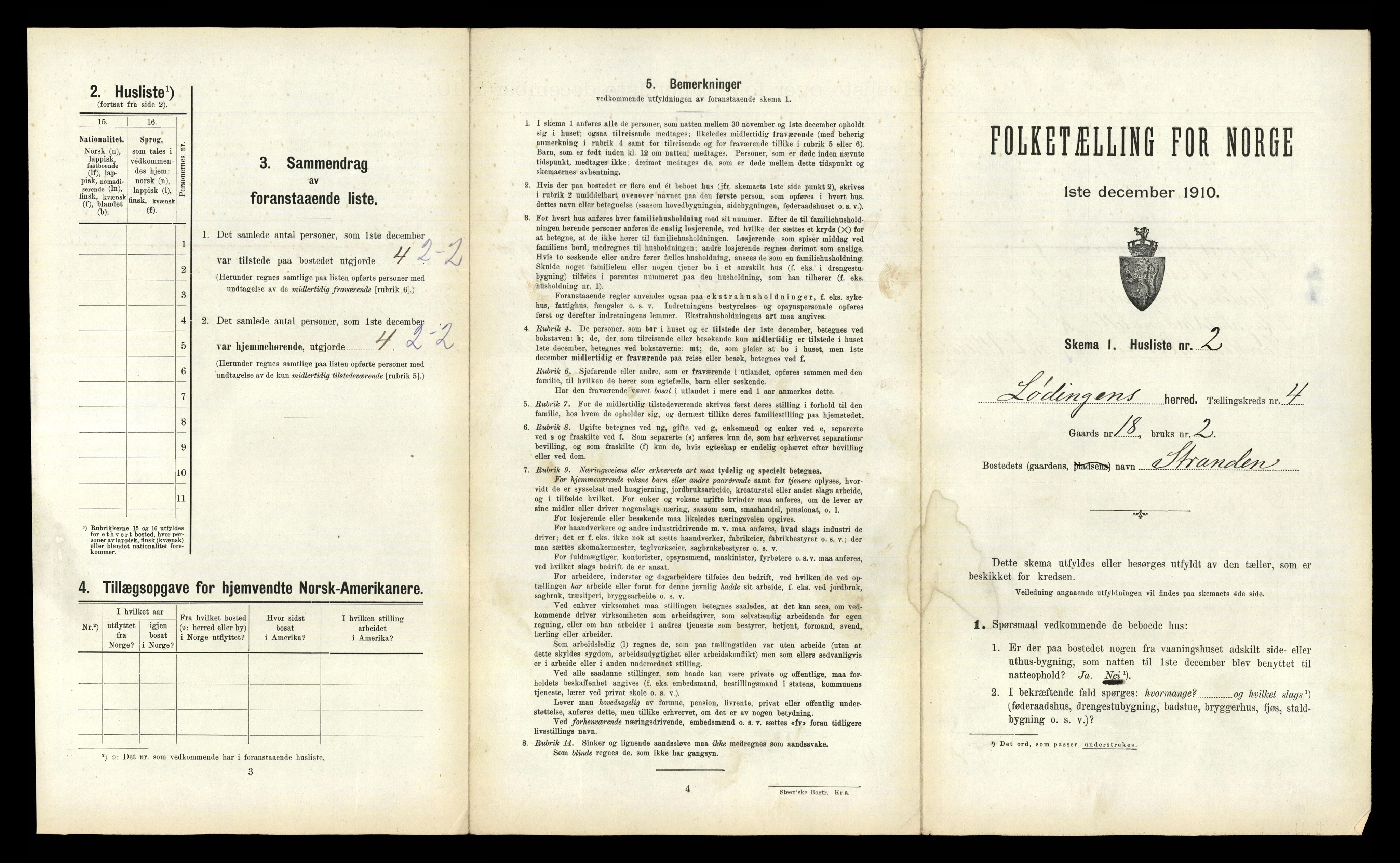 RA, 1910 census for Lødingen, 1910, p. 319