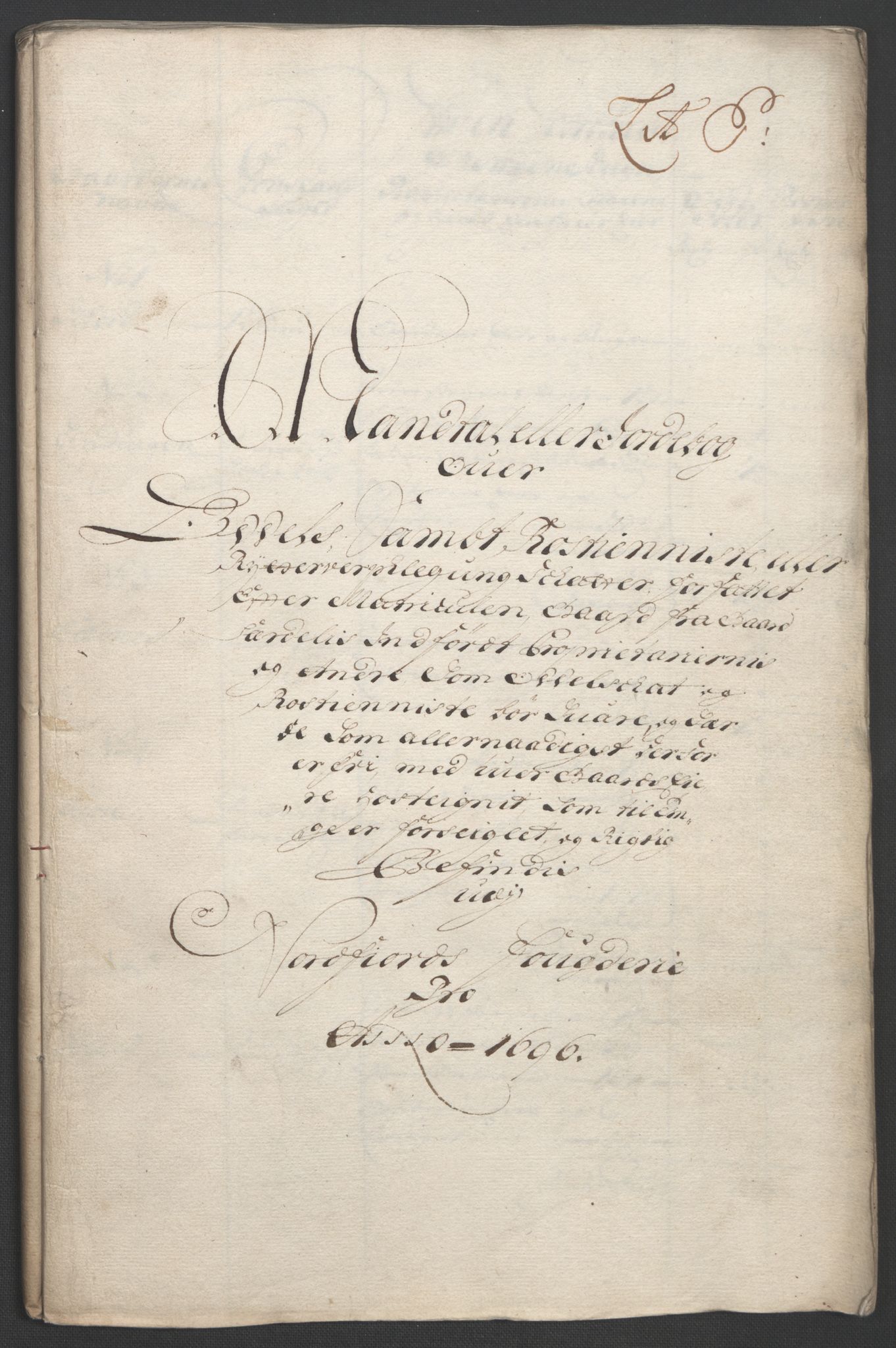 Rentekammeret inntil 1814, Reviderte regnskaper, Fogderegnskap, RA/EA-4092/R53/L3422: Fogderegnskap Sunn- og Nordfjord, 1695-1696, p. 307