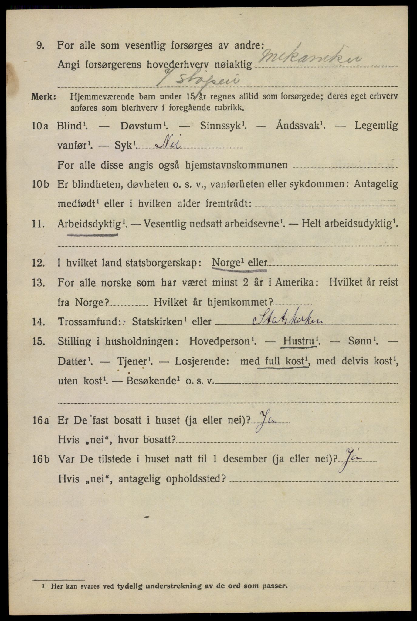 SAO, 1920 census for Kristiania, 1920, p. 417108