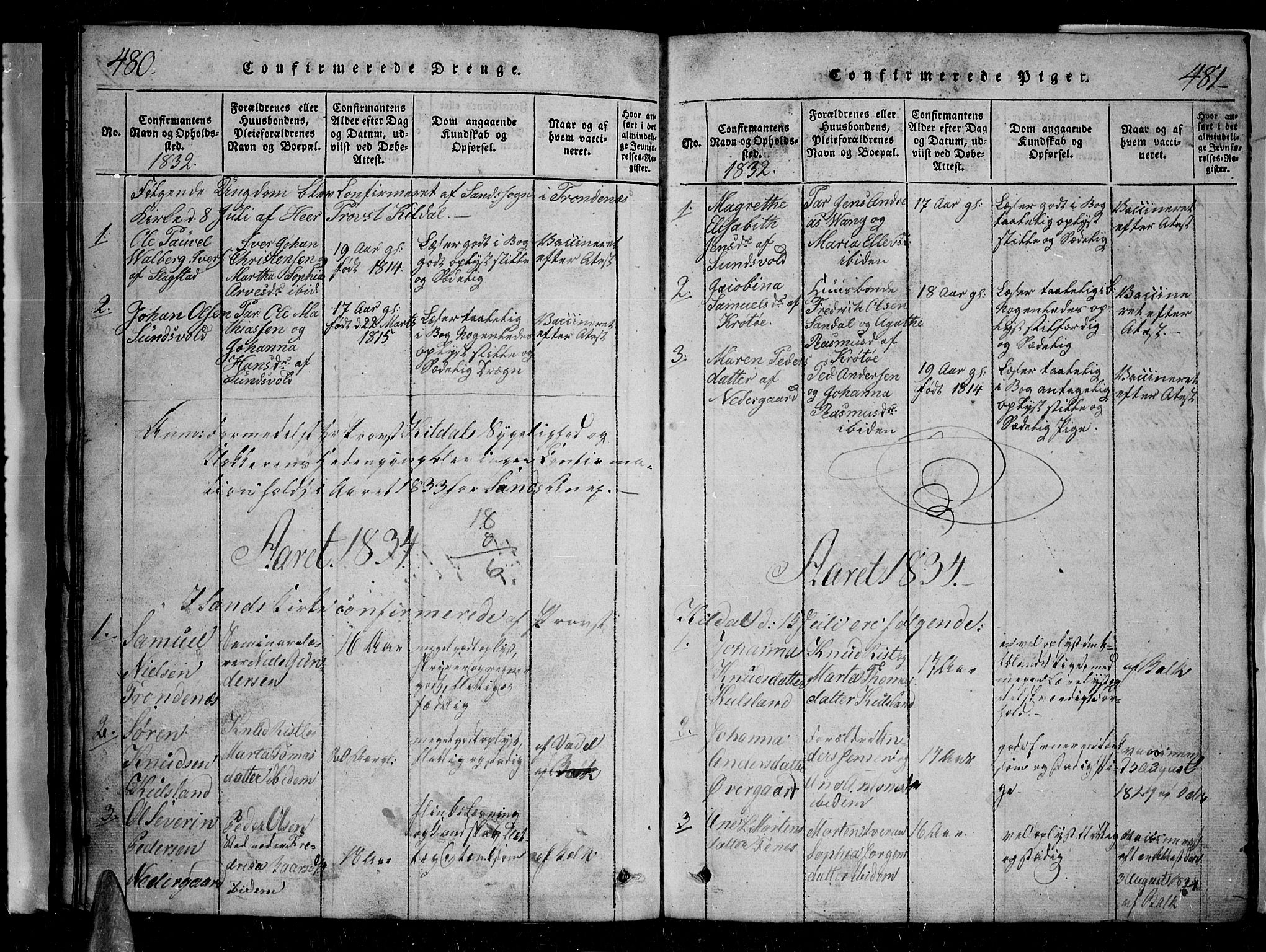 Trondenes sokneprestkontor, AV/SATØ-S-1319/H/Hb/L0004klokker: Parish register (copy) no. 4, 1821-1839, p. 480-481