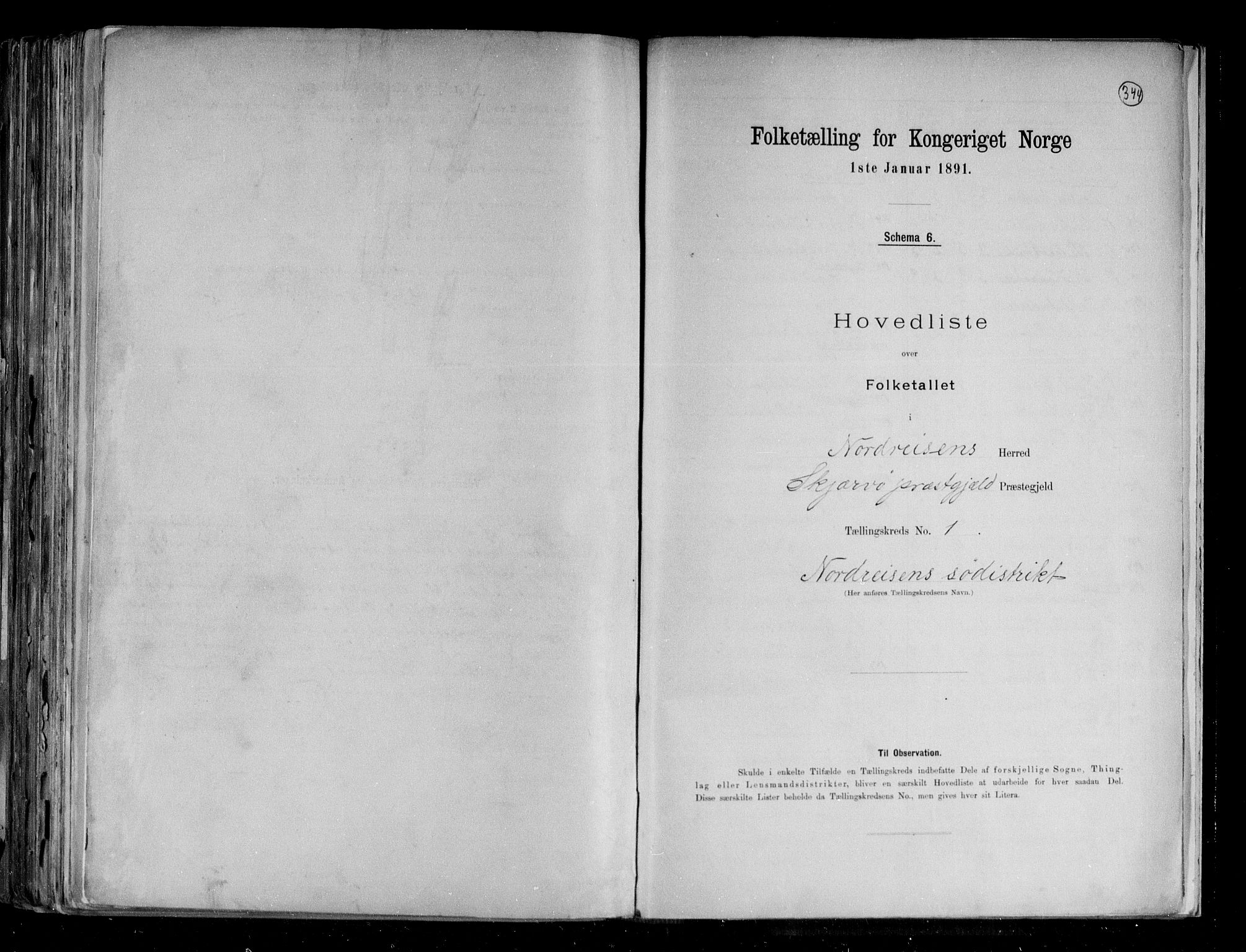 RA, 1891 census for 1942 Nordreisa, 1891, p. 4