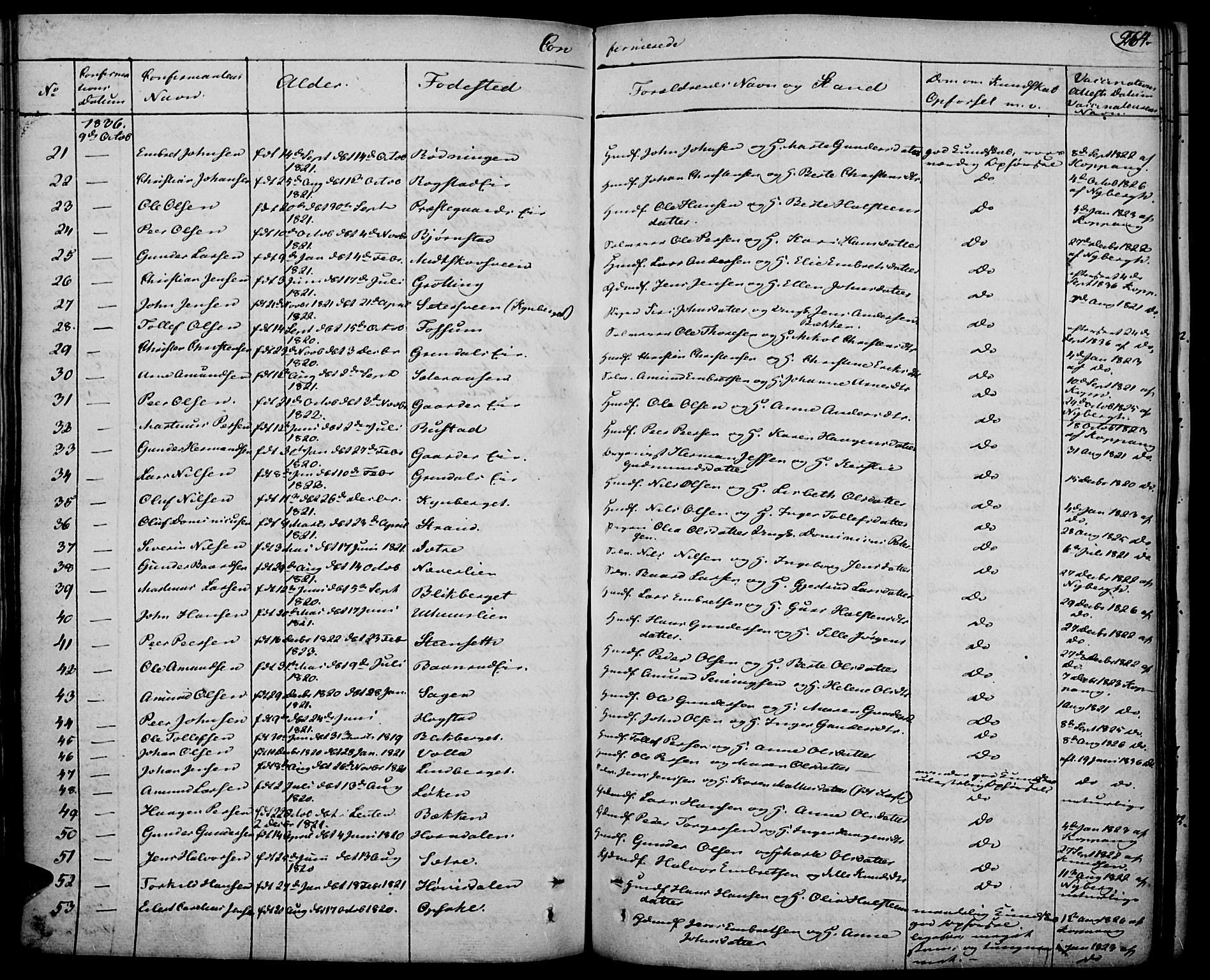 Elverum prestekontor, AV/SAH-PREST-044/H/Ha/Haa/L0008: Parish register (official) no. 8, 1830-1842, p. 264