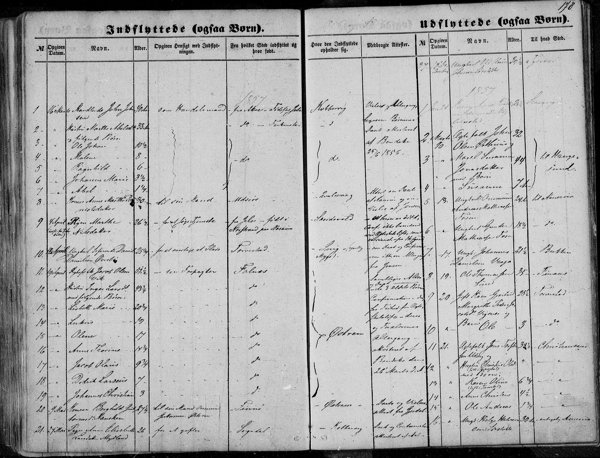 Avaldsnes sokneprestkontor, AV/SAST-A -101851/H/Ha/Haa/L0008: Parish register (official) no. A 8, 1847-1857, p. 178