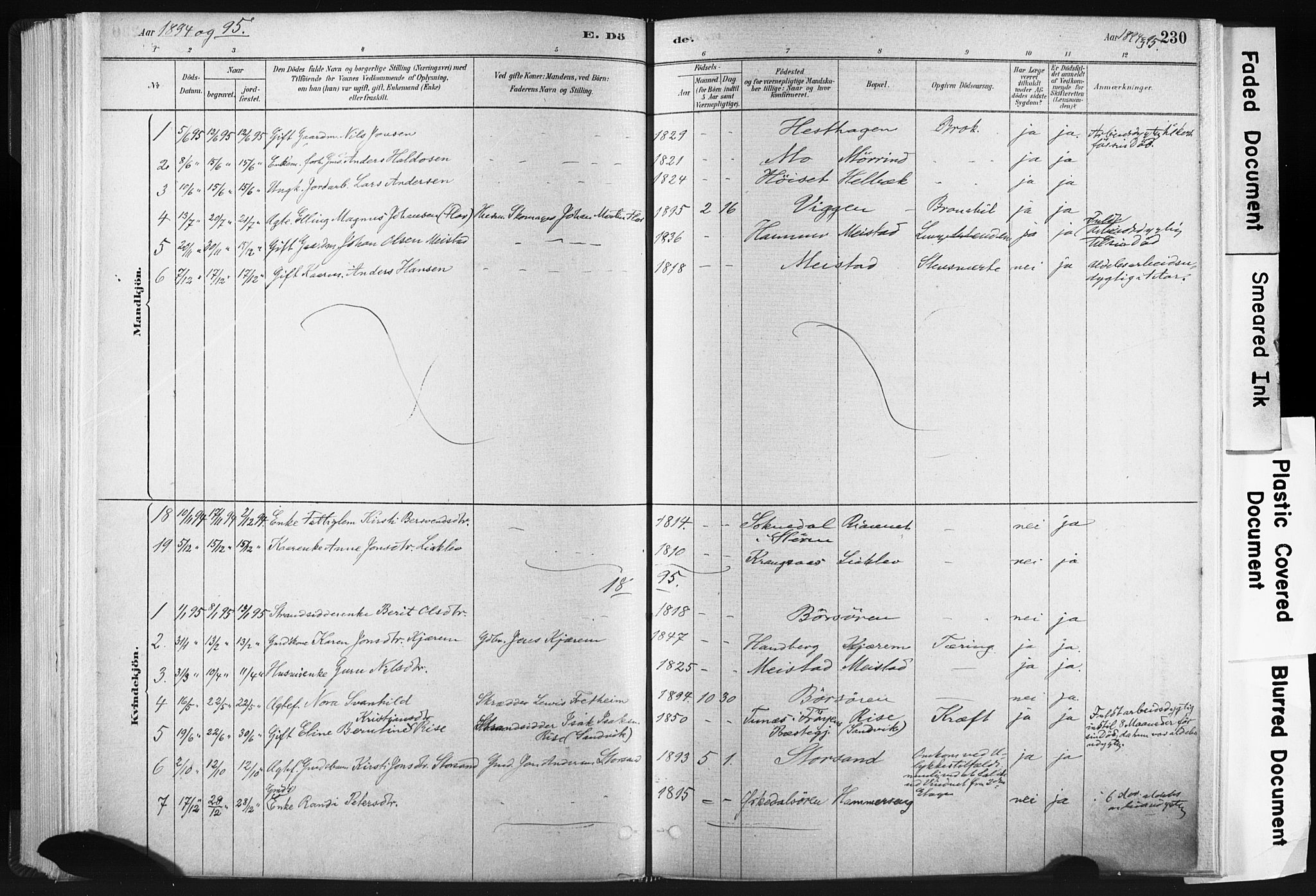 Ministerialprotokoller, klokkerbøker og fødselsregistre - Sør-Trøndelag, SAT/A-1456/665/L0773: Parish register (official) no. 665A08, 1879-1905, p. 230
