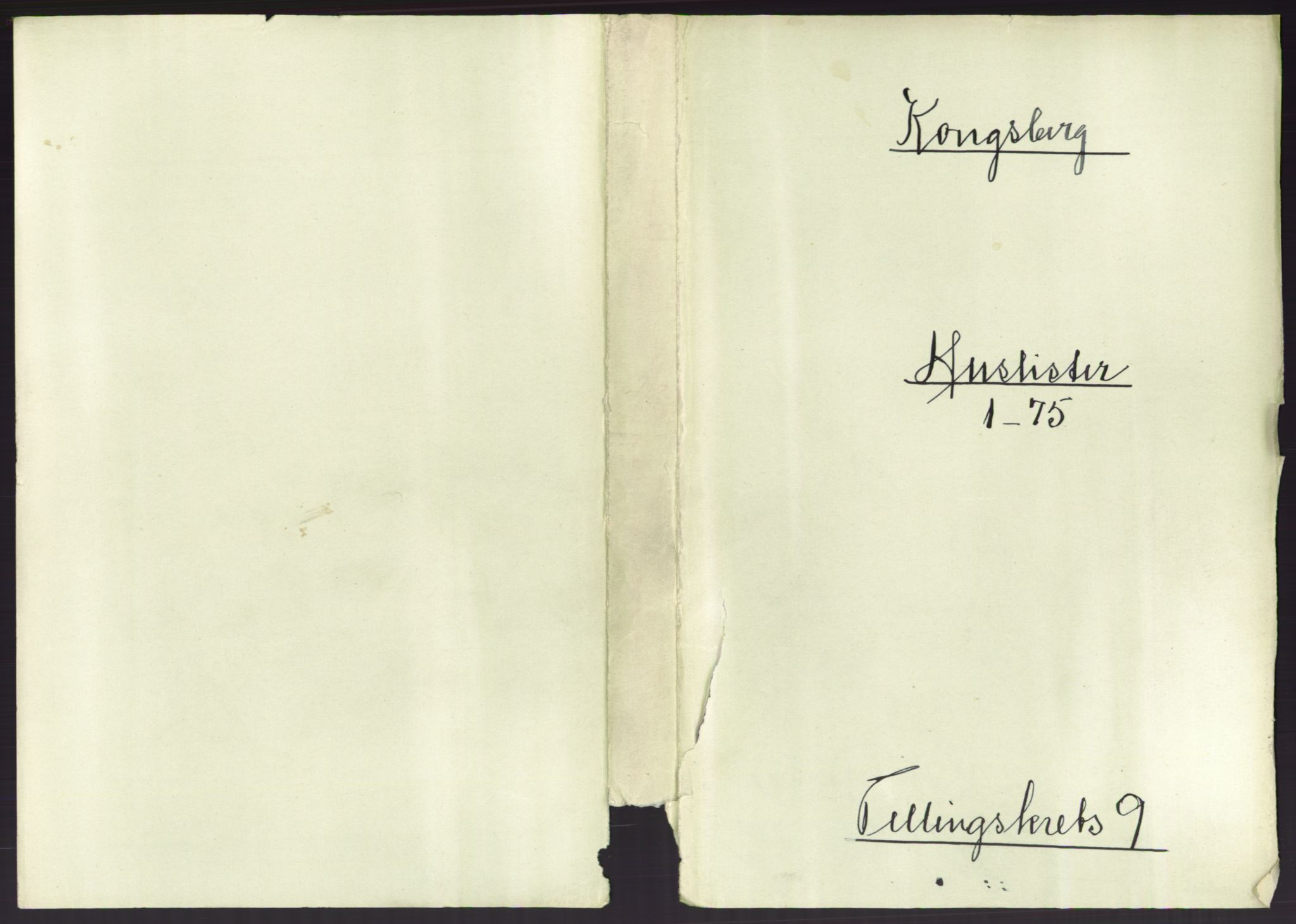 RA, 1891 census for 0604 Kongsberg, 1891, p. 1219