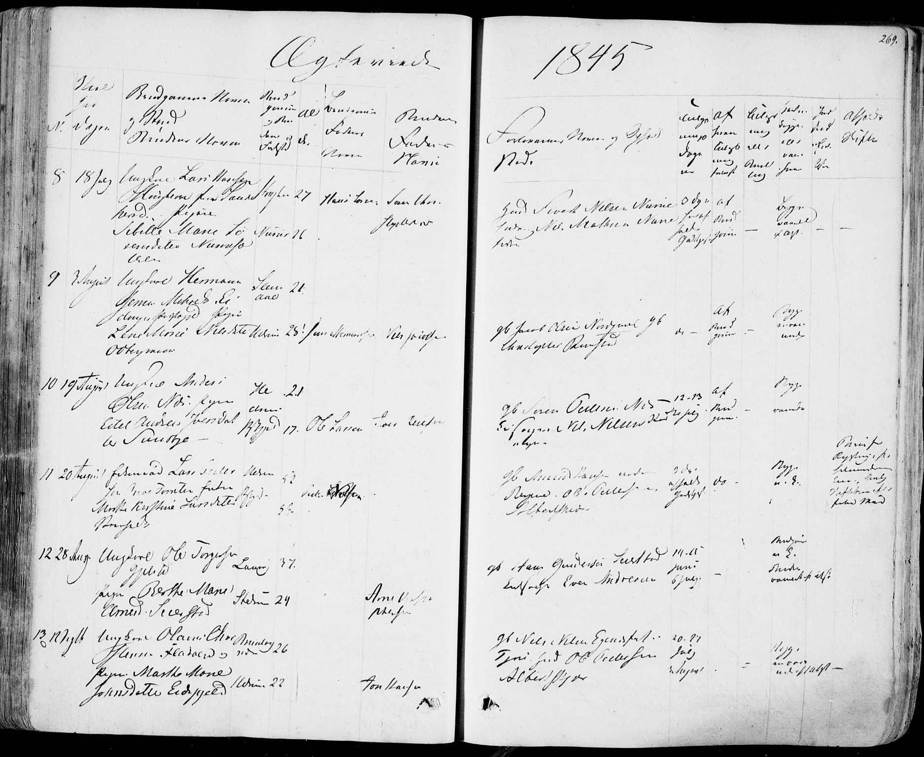 Hedrum kirkebøker, AV/SAKO-A-344/F/Fa/L0005: Parish register (official) no. I 5, 1835-1848, p. 269