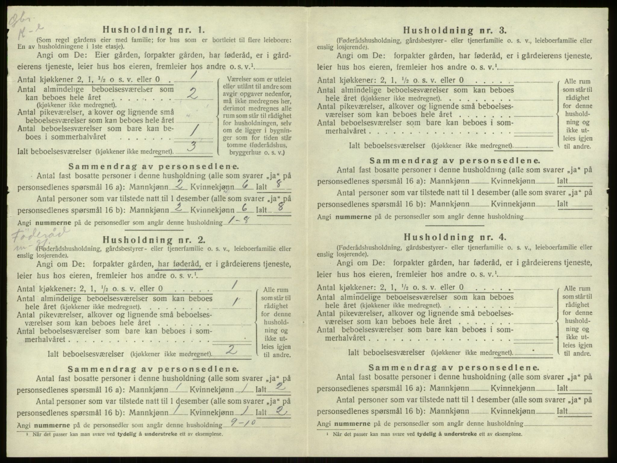 SAB, 1920 census for Stryn, 1920, p. 389