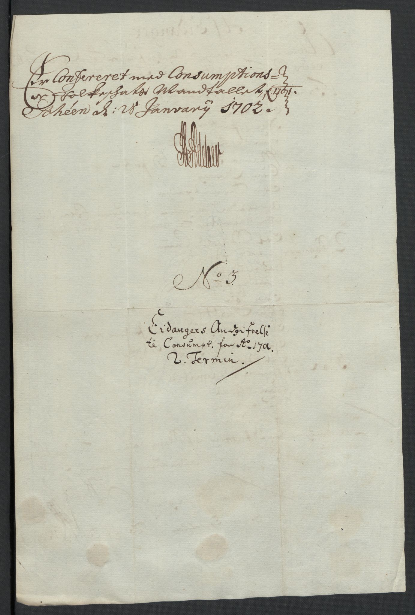 Rentekammeret inntil 1814, Reviderte regnskaper, Fogderegnskap, AV/RA-EA-4092/R36/L2105: Fogderegnskap Øvre og Nedre Telemark og Bamble, 1701, p. 200