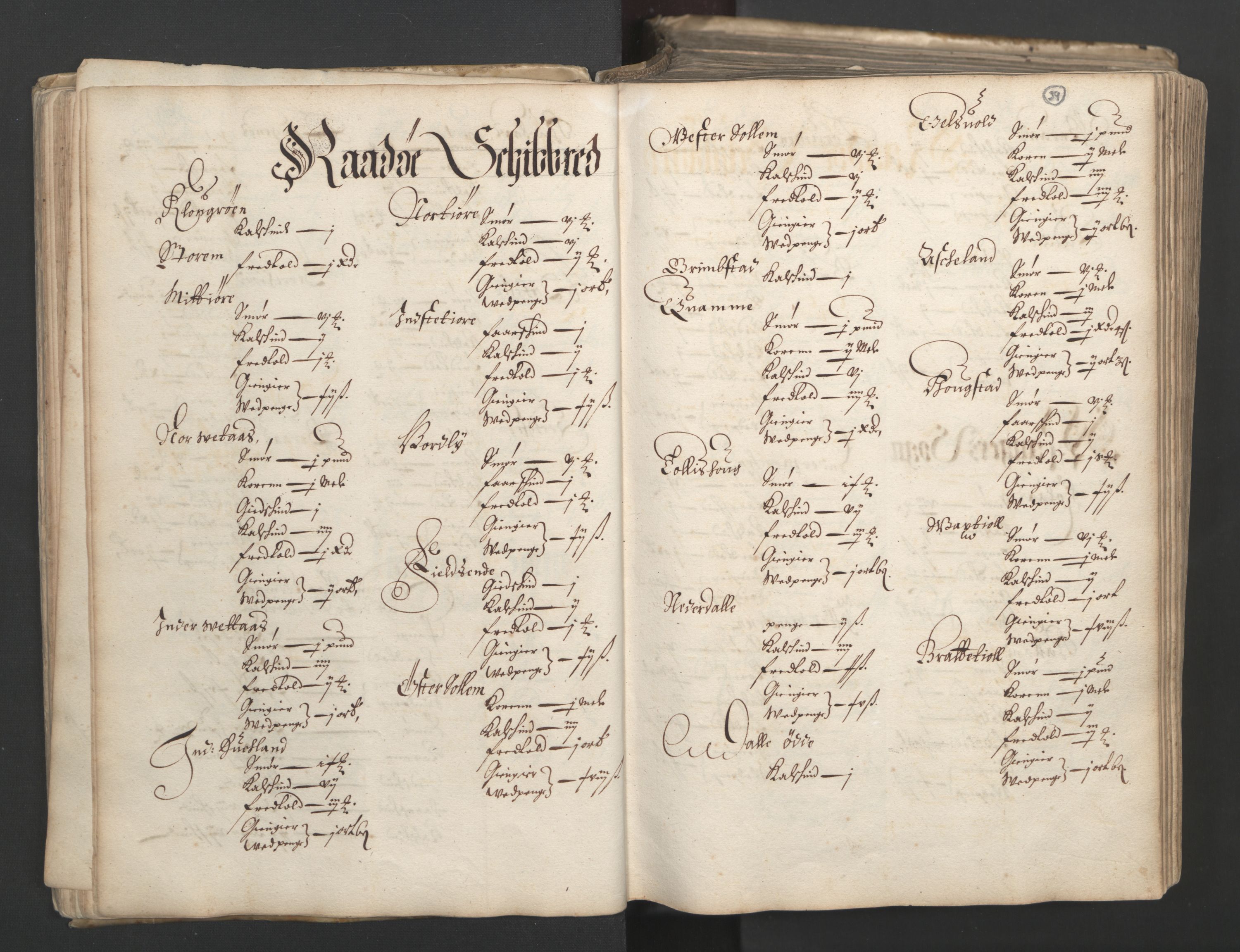 Rentekammeret inntil 1814, Realistisk ordnet avdeling, AV/RA-EA-4070/L/L0025/0001: Bergen lagdømme: / [B]: Kronens jordebok. Nordhordland, Sunnhordland, Ytre Sogn, Indre Sogn, Sunnfjord, Nordfjord, Sunnmøre, Hardanger med Halsnøy kloster, Lyse kloster, Apostelgodset, Munkeliv og St. Hans kloster, Alle helgen gods, Lagstolen gods, Ove Jenssøns gods på Voss, 1661, p. 38b-39a