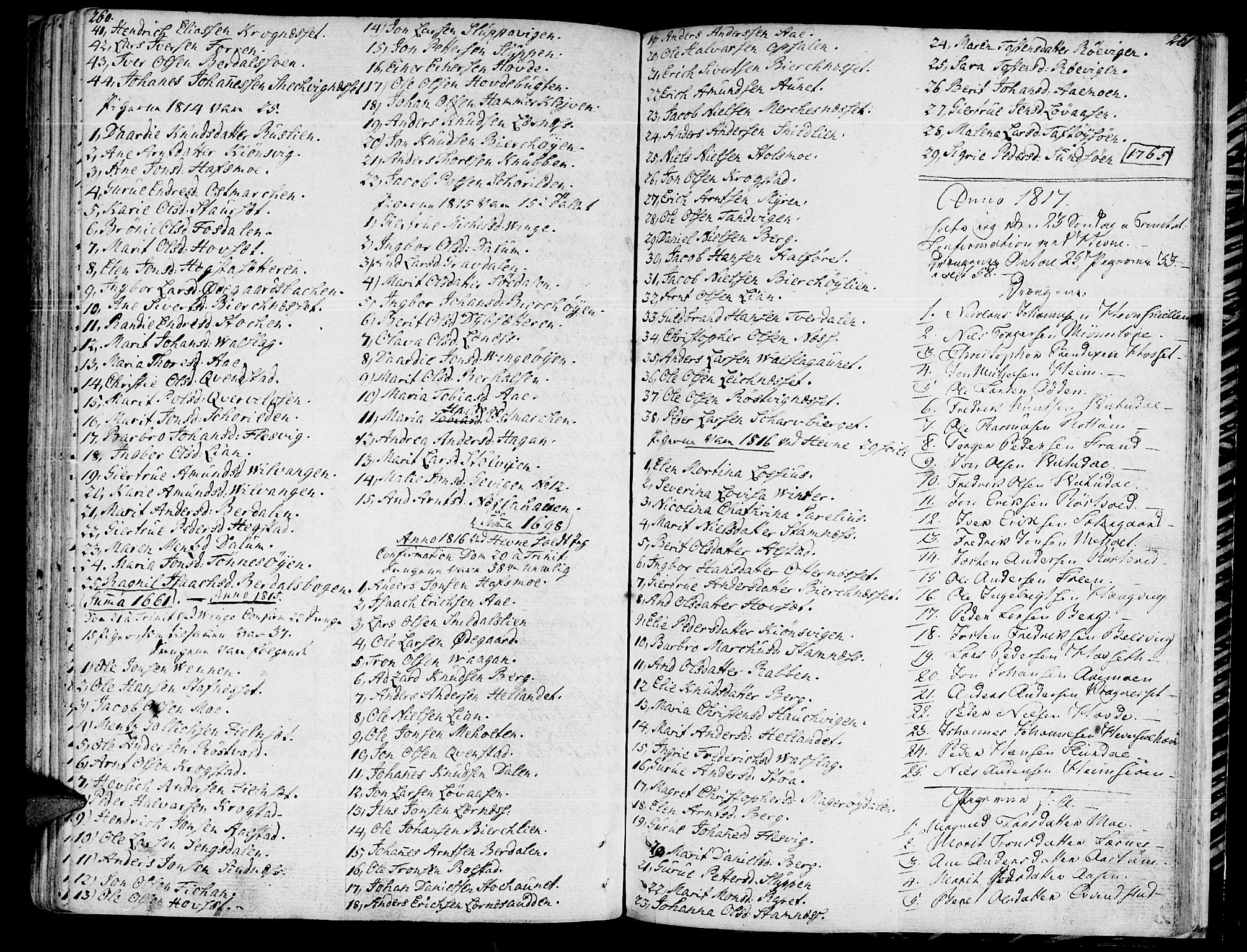 Ministerialprotokoller, klokkerbøker og fødselsregistre - Sør-Trøndelag, SAT/A-1456/630/L0490: Parish register (official) no. 630A03, 1795-1818, p. 260-261