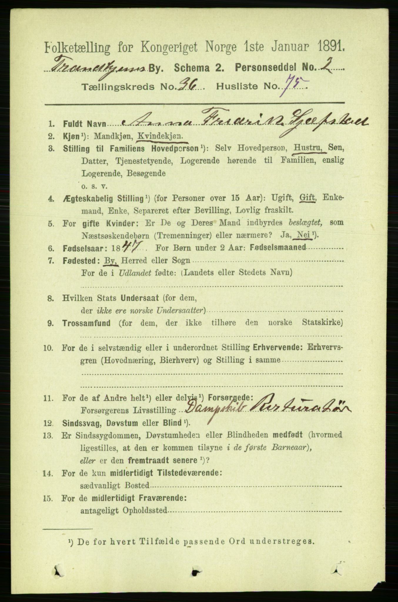 RA, 1891 census for 1601 Trondheim, 1891, p. 27739