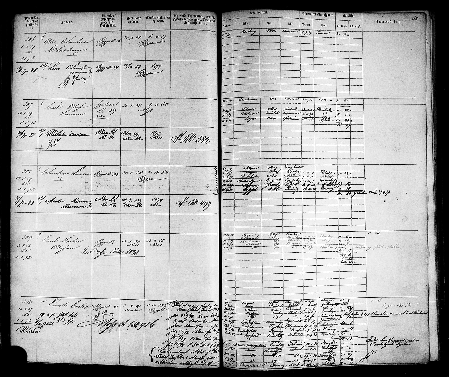 Moss mønstringskontor, AV/SAO-A-10569d/F/Fc/Fca/L0002: Annotasjonsrulle, 1868-1892, p. 67