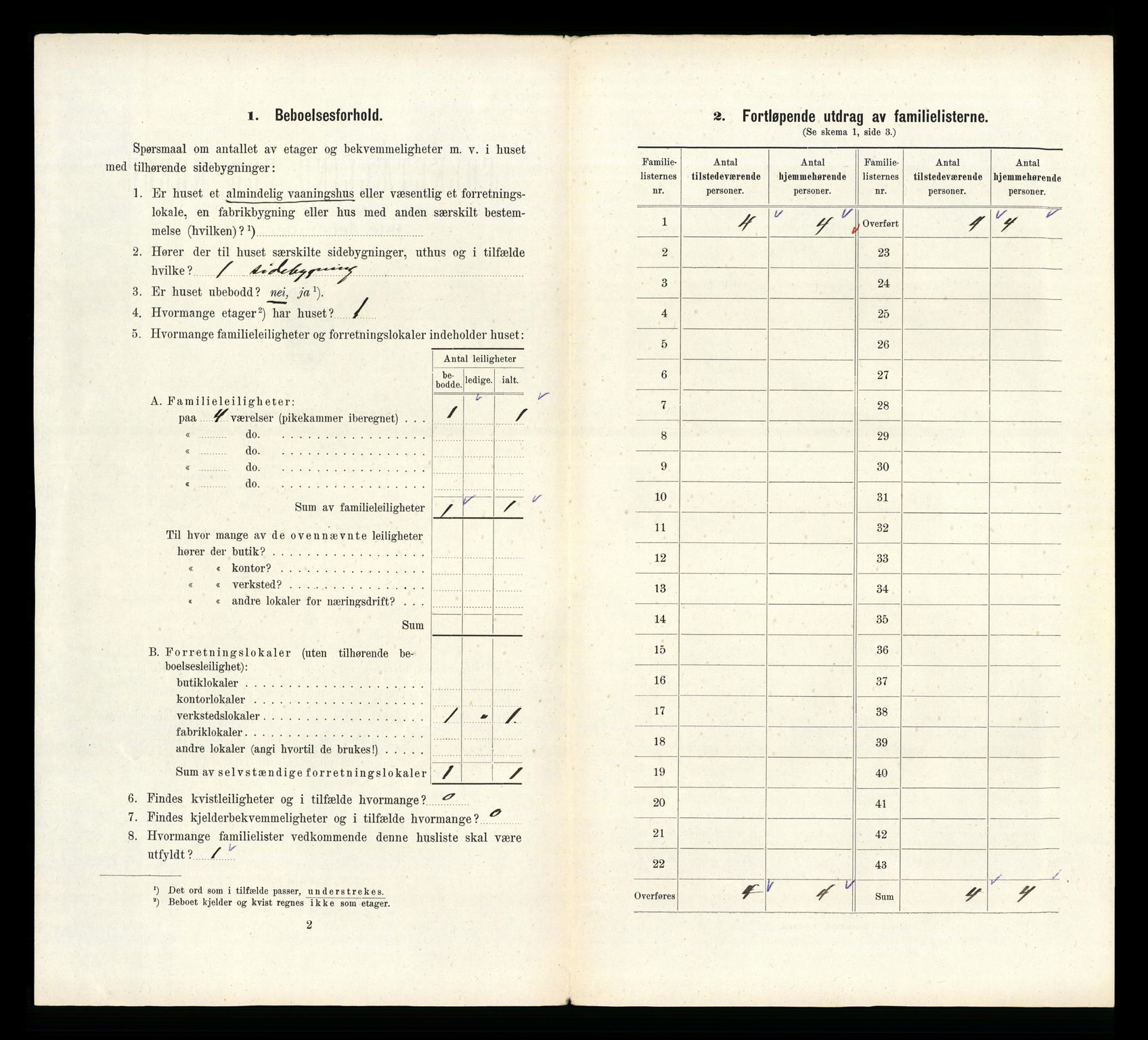 RA, 1910 census for Kragerø, 1910, p. 2703