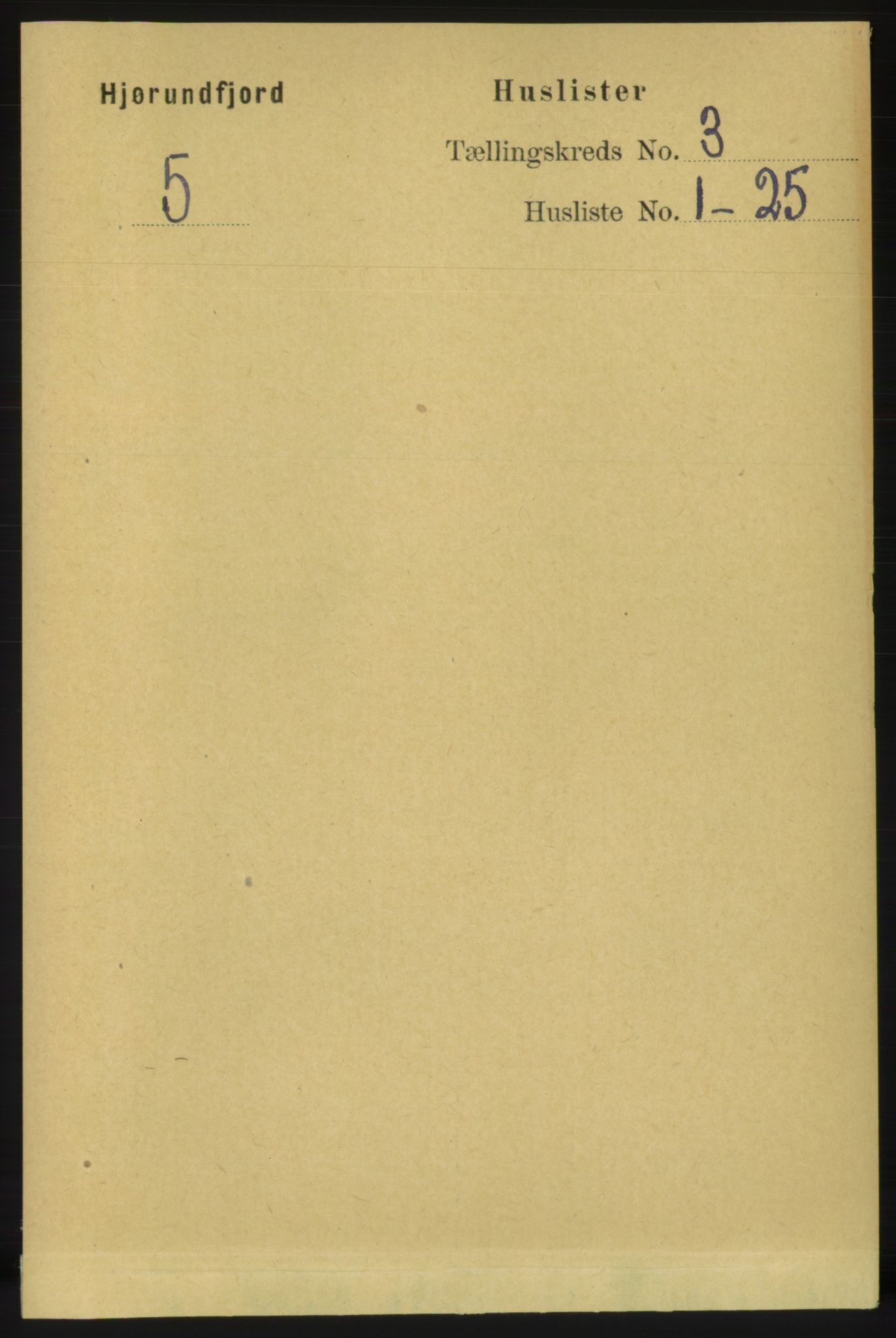 RA, 1891 census for 1522 Hjørundfjord, 1891, p. 435