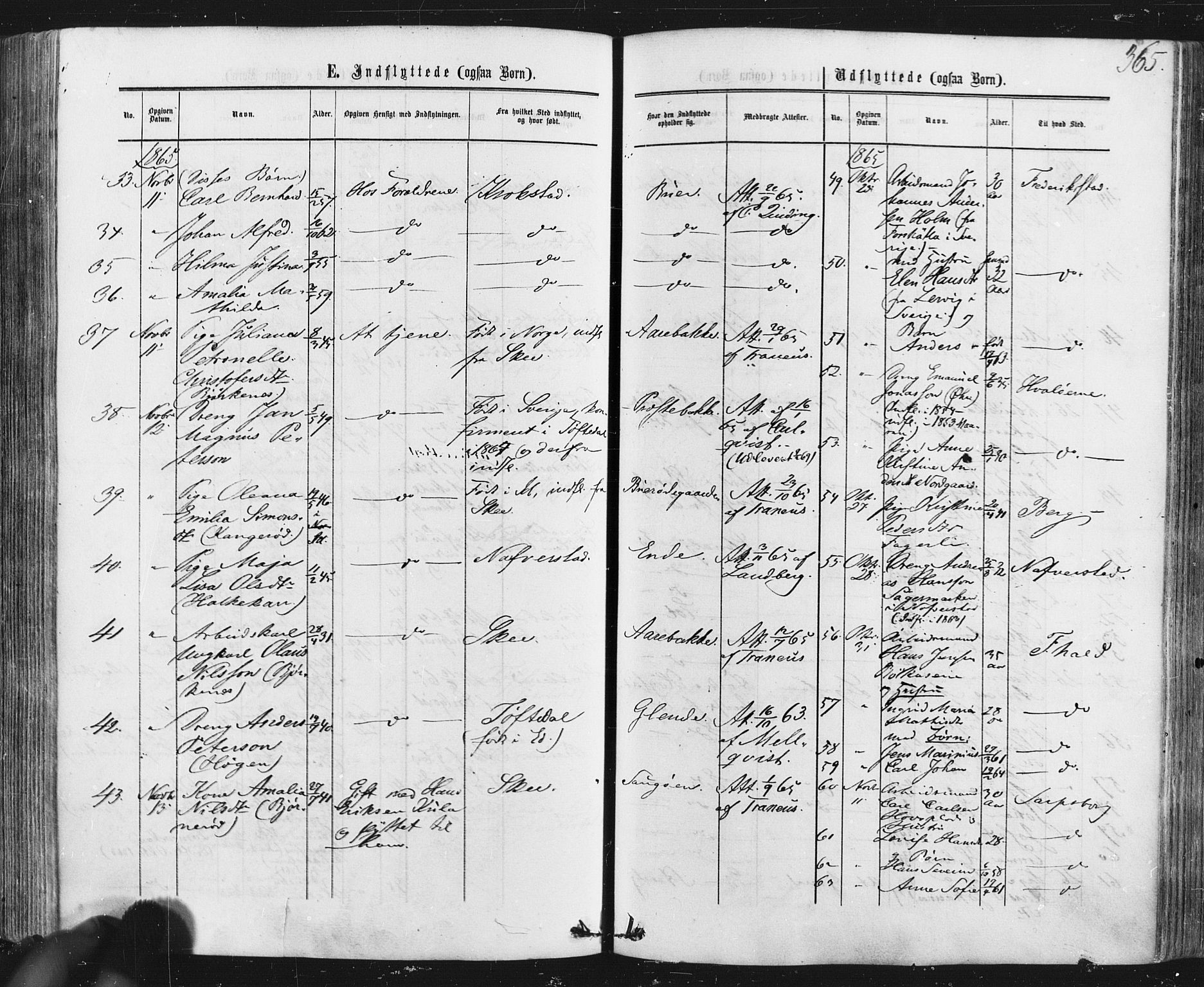 Idd prestekontor Kirkebøker, AV/SAO-A-10911/F/Fc/L0005: Parish register (official) no. III 5, 1861-1877, p. 365