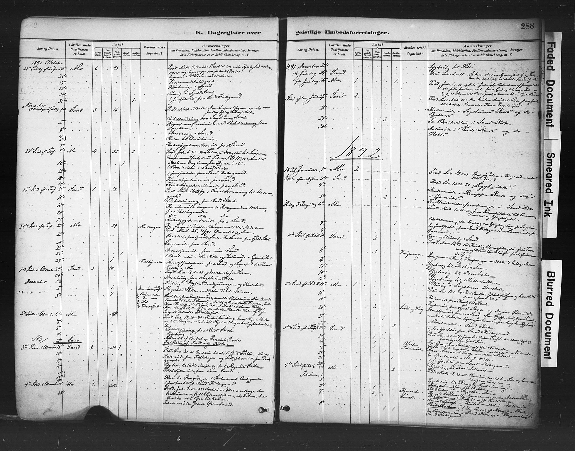 Nord-Odal prestekontor, AV/SAH-PREST-032/H/Ha/Haa/L0006: Parish register (official) no. 6, 1886-1901, p. 288