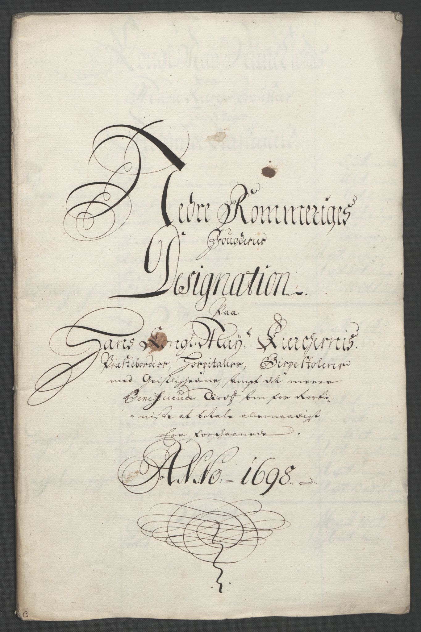 Rentekammeret inntil 1814, Reviderte regnskaper, Fogderegnskap, AV/RA-EA-4092/R11/L0581: Fogderegnskap Nedre Romerike, 1698, p. 195