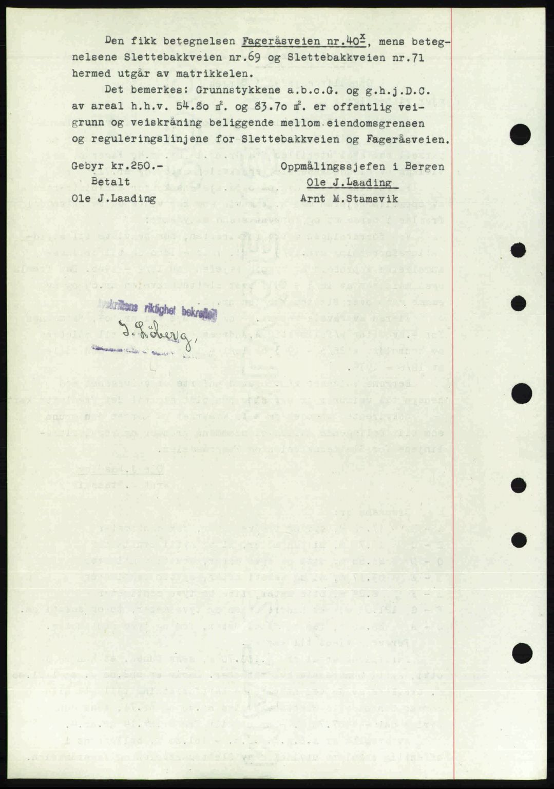 Byfogd og Byskriver i Bergen, AV/SAB-A-3401/03/03Bc/L0022: Mortgage book no. A18, 1946-1946, Diary no: : 2093/1946