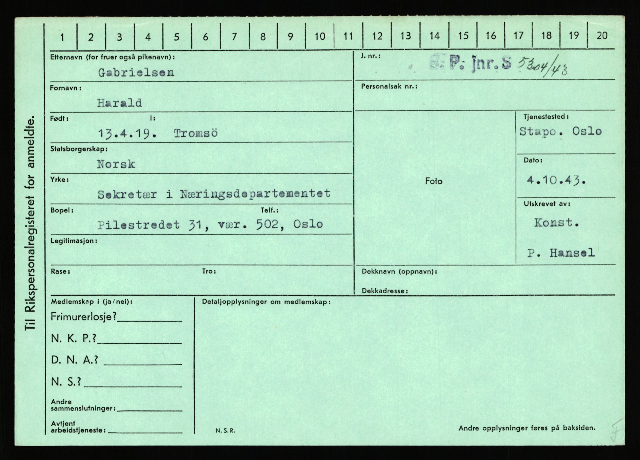 Statspolitiet - Hovedkontoret / Osloavdelingen, AV/RA-S-1329/C/Ca/L0005: Furali - Hamula, 1943-1945, p. 471