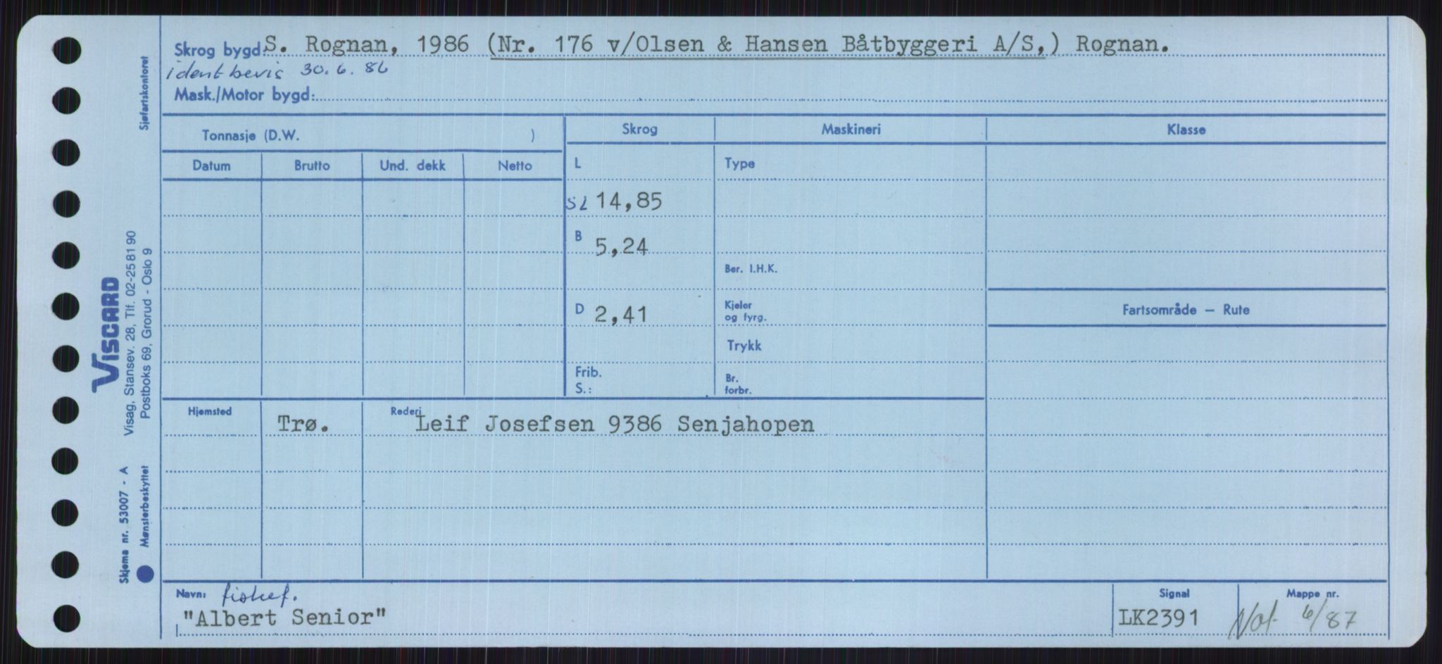 Sjøfartsdirektoratet med forløpere, Skipsmålingen, AV/RA-S-1627/H/Ha/L0001/0001: Fartøy, A-Eig / Fartøy A-Bjøn, p. 75