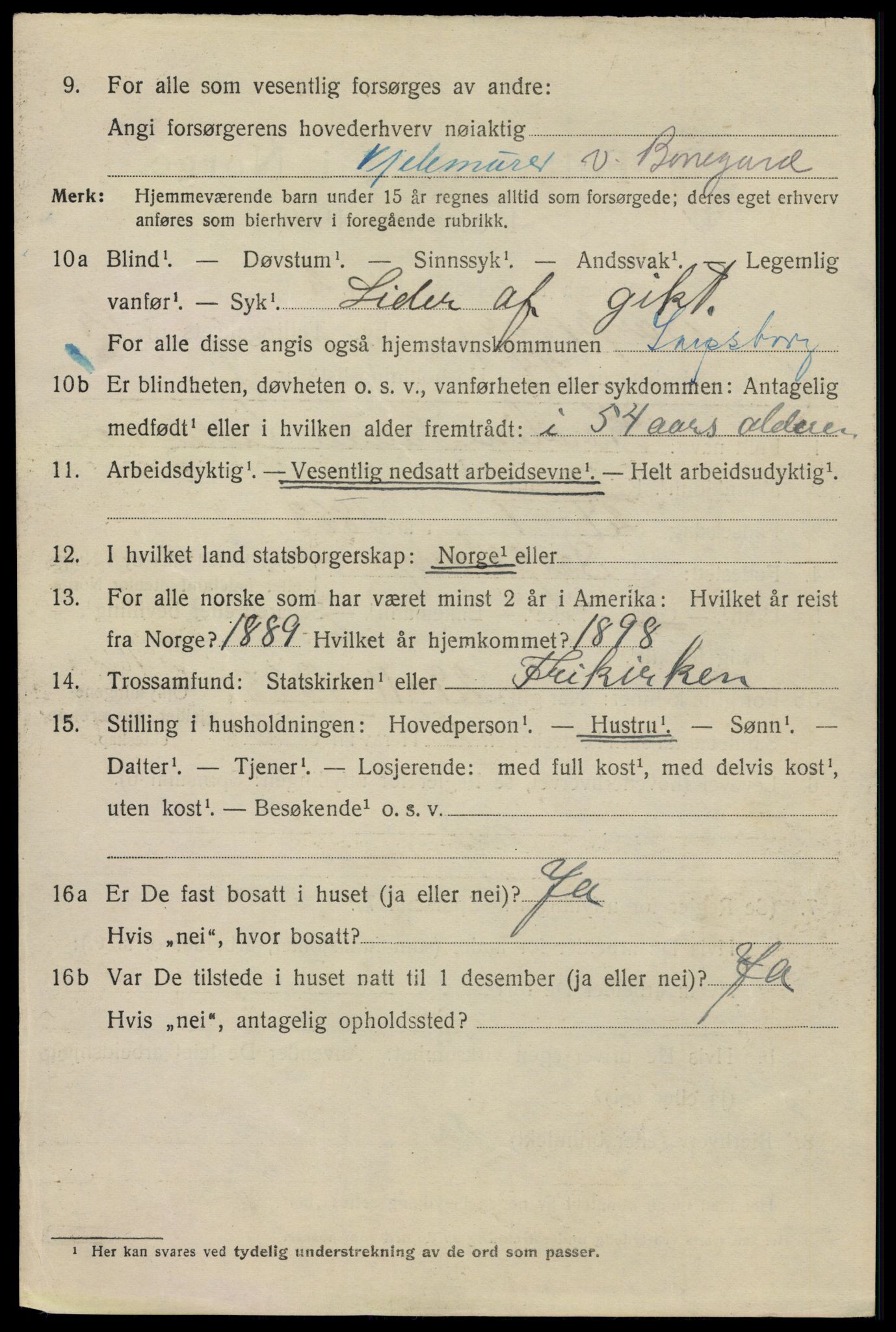 SAO, 1920 census for Sarpsborg, 1920, p. 26047