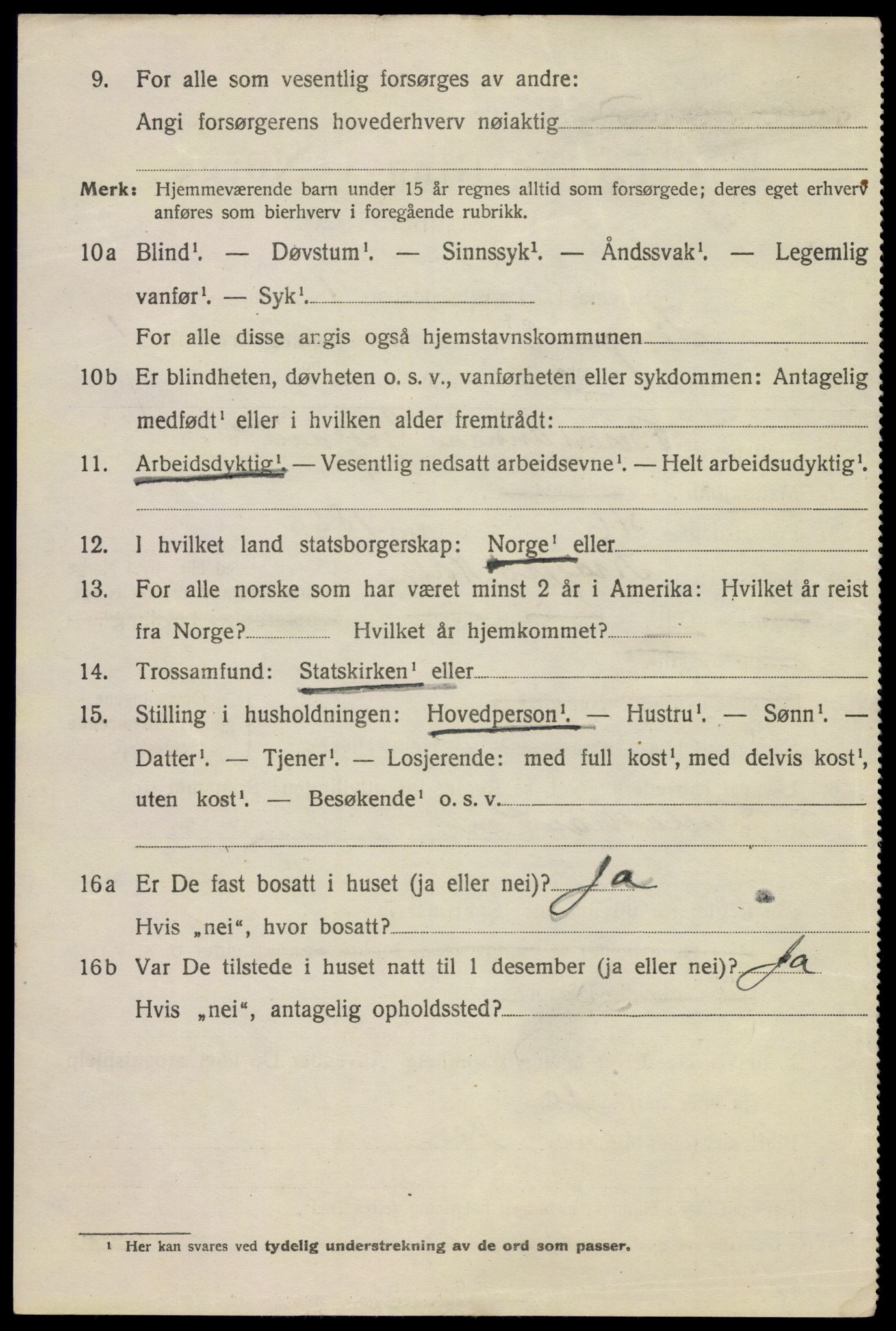 SAKO, 1920 census for Kragerø, 1920, p. 4390