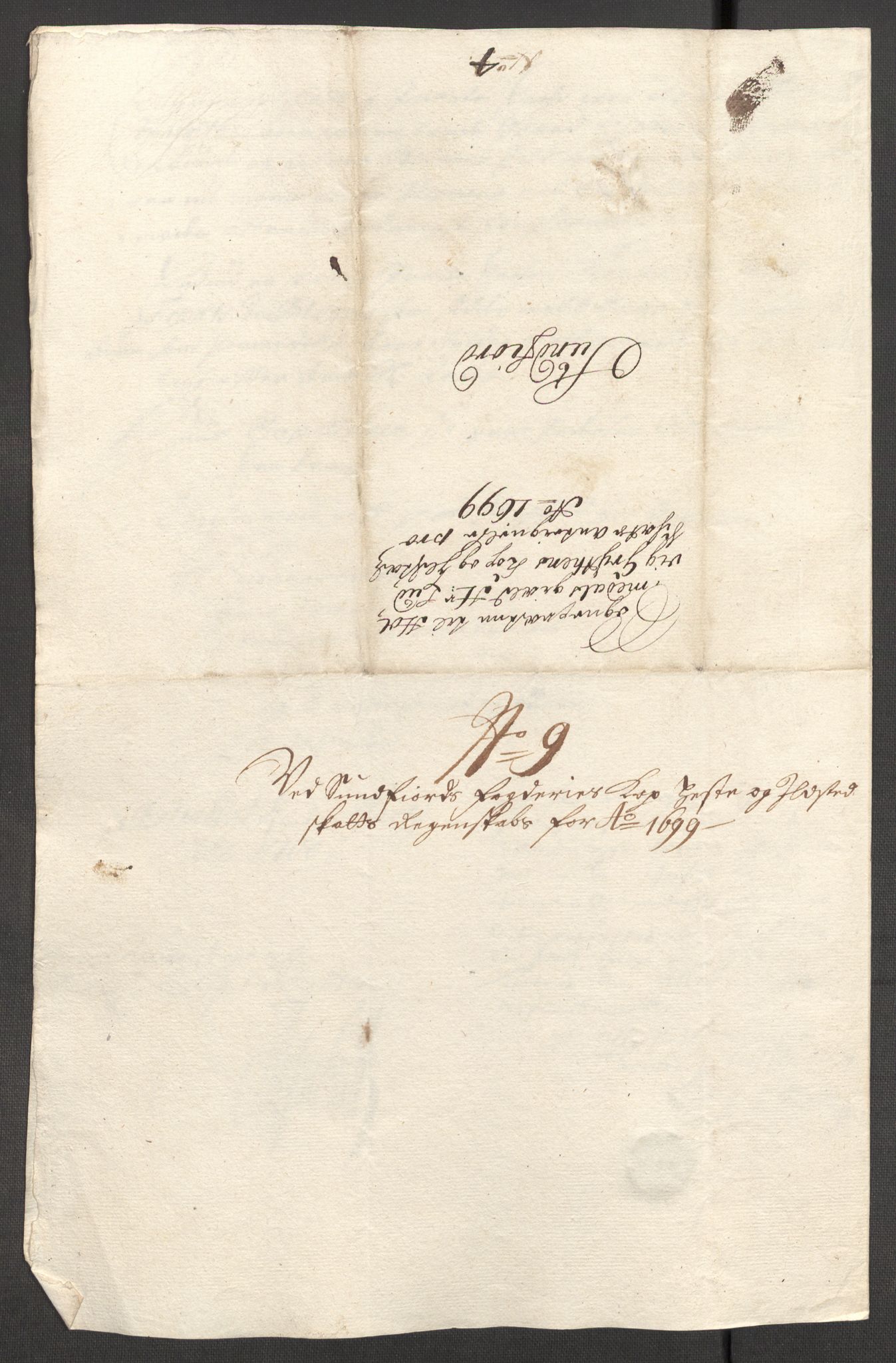 Rentekammeret inntil 1814, Reviderte regnskaper, Fogderegnskap, AV/RA-EA-4092/R53/L3424: Fogderegnskap Sunn- og Nordfjord, 1699, p. 418