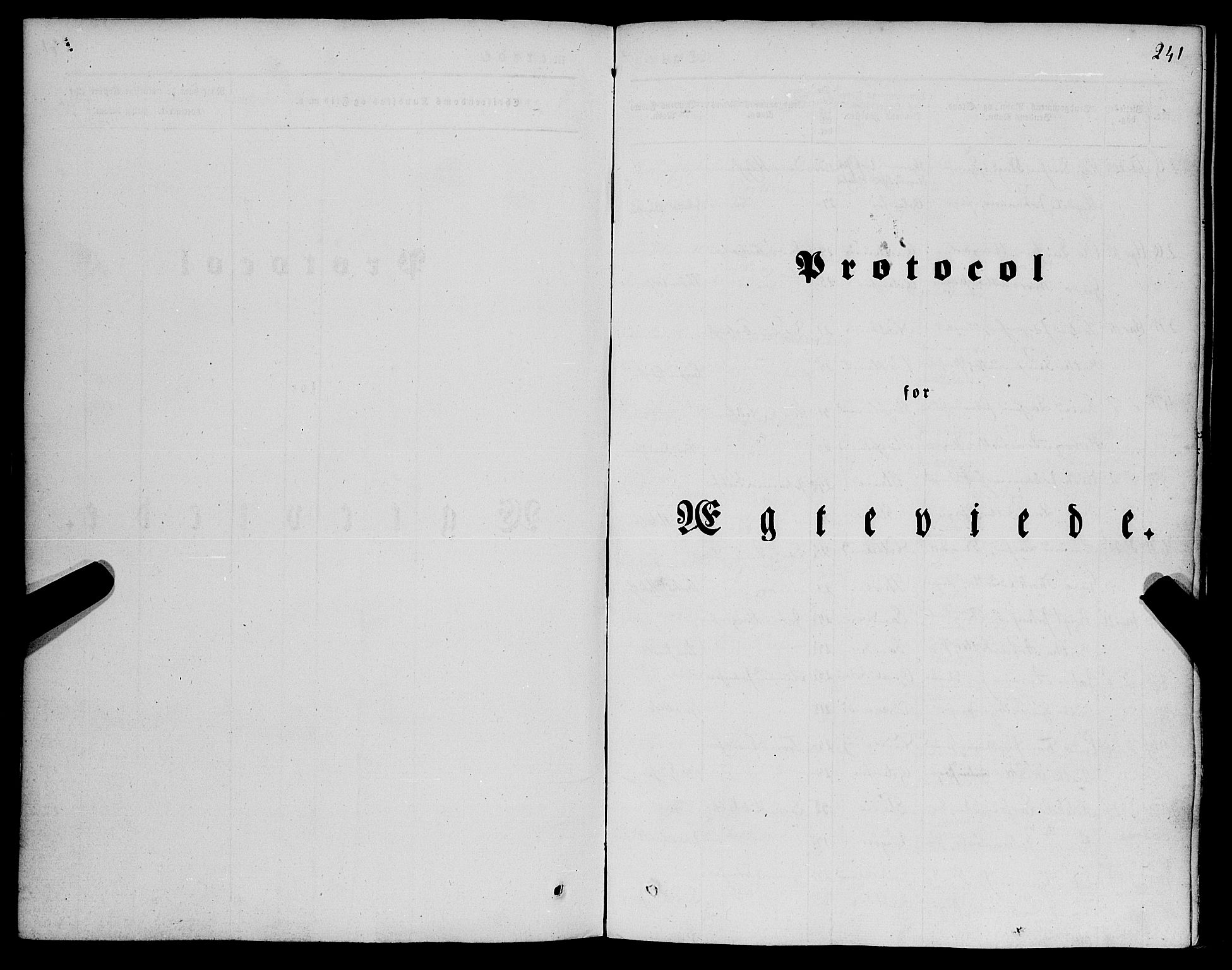 Kvam sokneprestembete, SAB/A-76201/H/Haa: Parish register (official) no. A 8, 1844-1863, p. 241