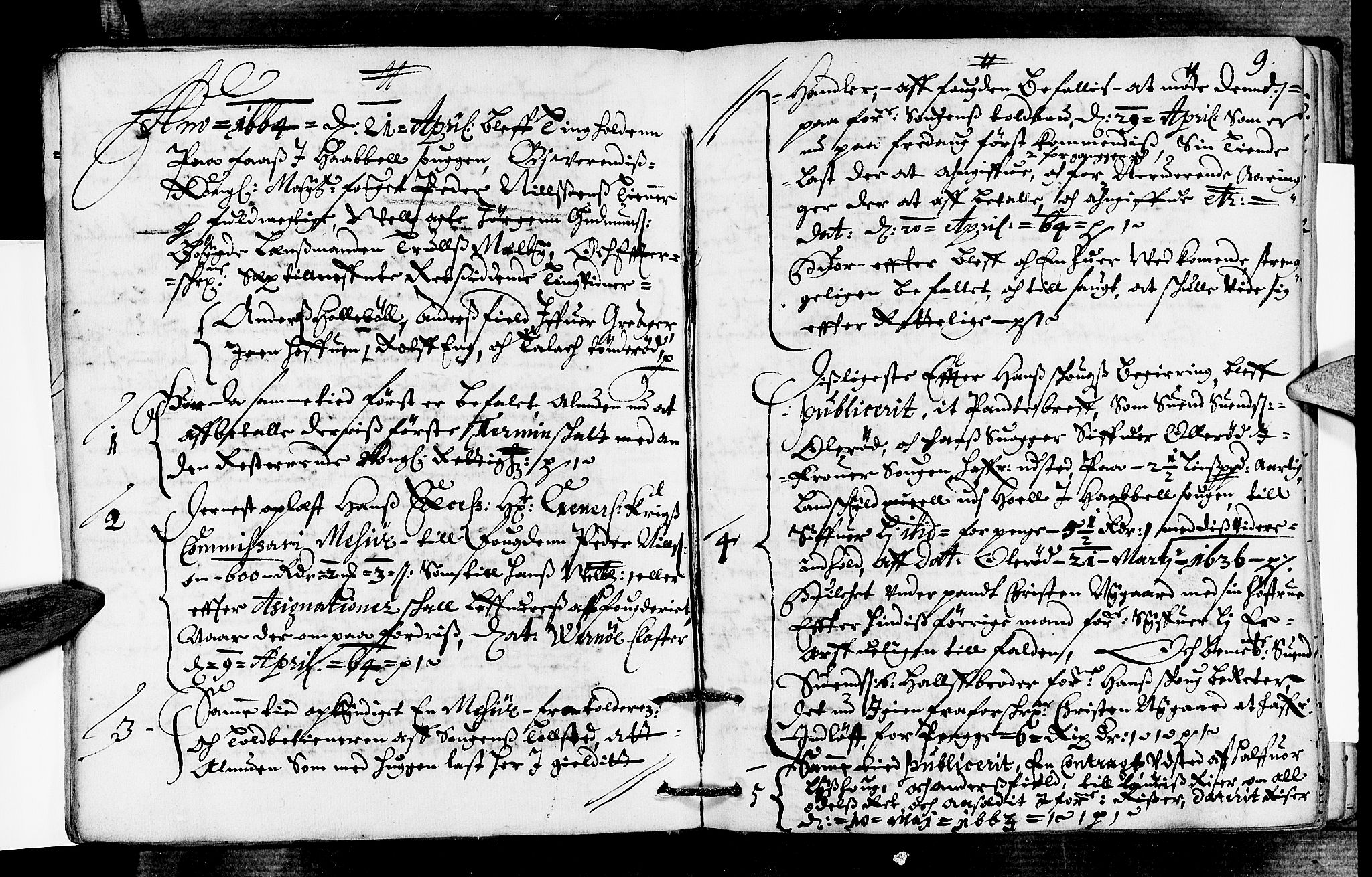 Moss sorenskriveri, AV/SAO-A-10168, 1664-1666, p. 8b-9a