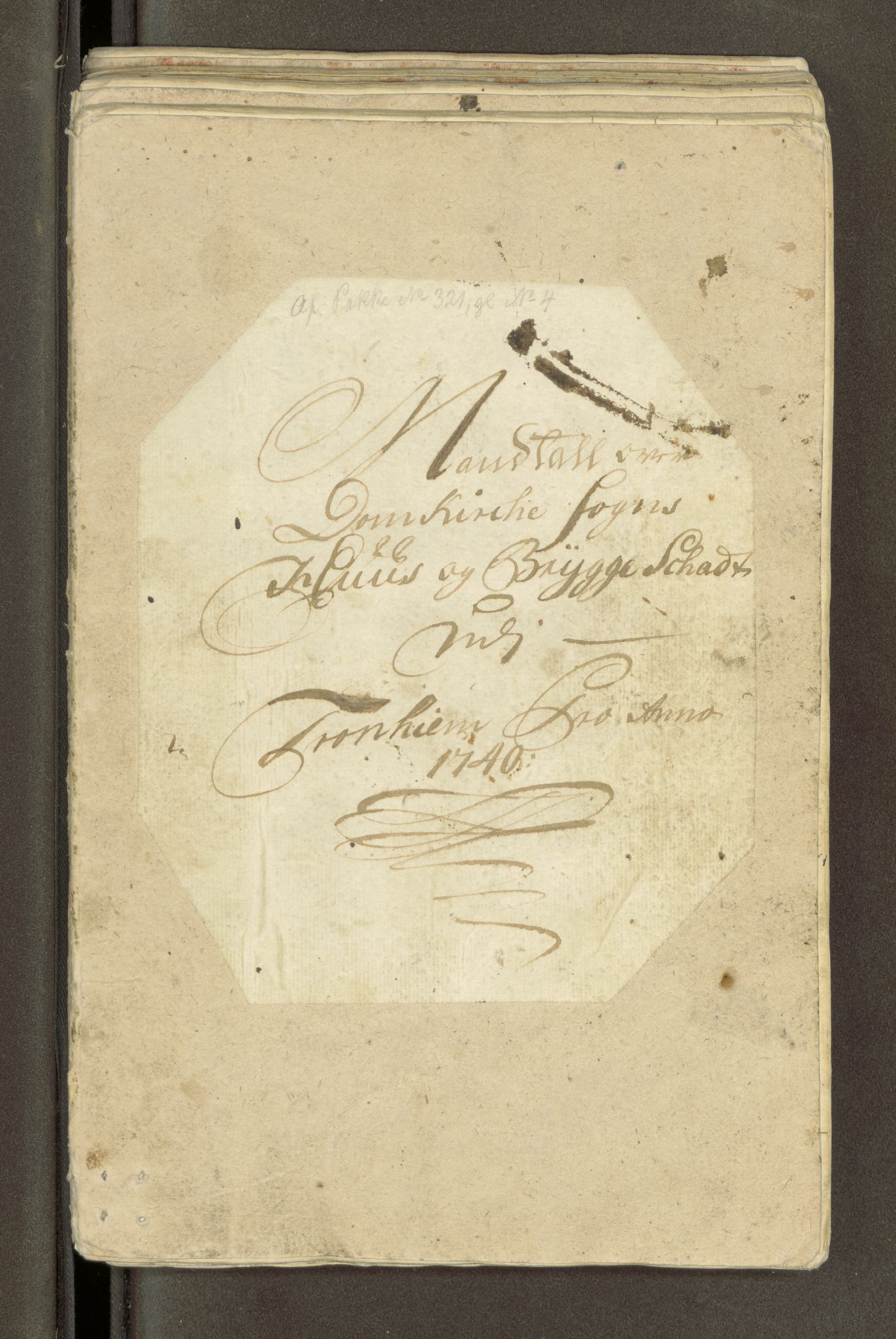 Trondheim magistrat, AV/SAT-A-4372/D/Da/L0007: Skattemanntall, 1740-1745, p. 1