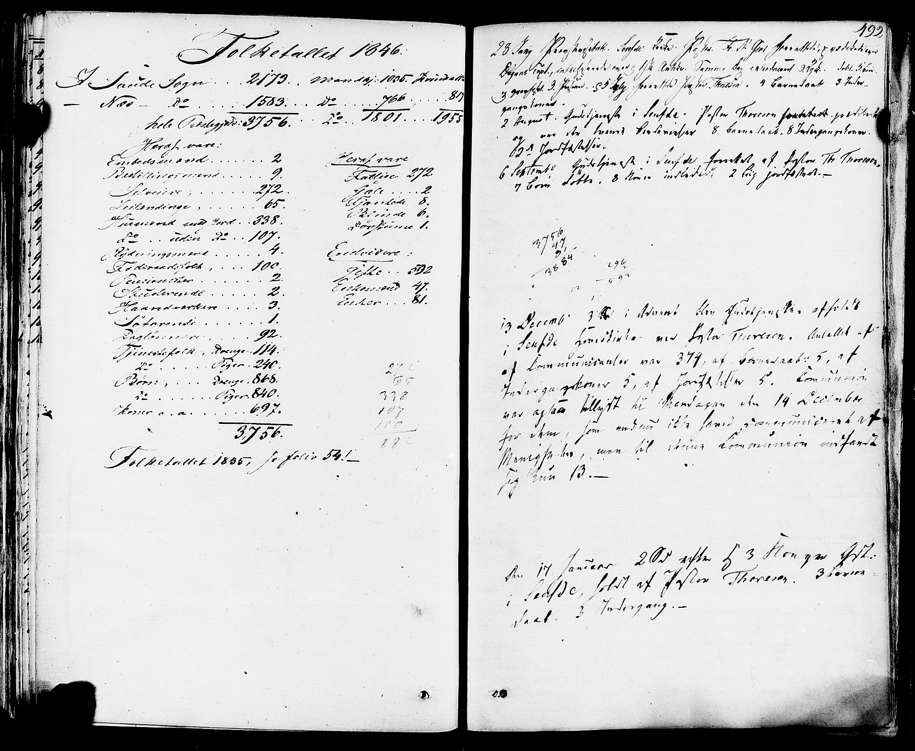 Sauherad kirkebøker, SAKO/A-298/F/Fa/L0006: Parish register (official) no. I 6, 1827-1850, p. 492