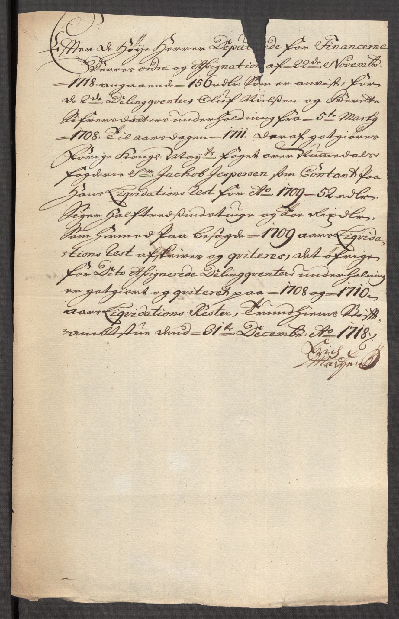 Rentekammeret inntil 1814, Reviderte regnskaper, Fogderegnskap, AV/RA-EA-4092/R64/L4431: Fogderegnskap Namdal, 1709-1710, p. 220