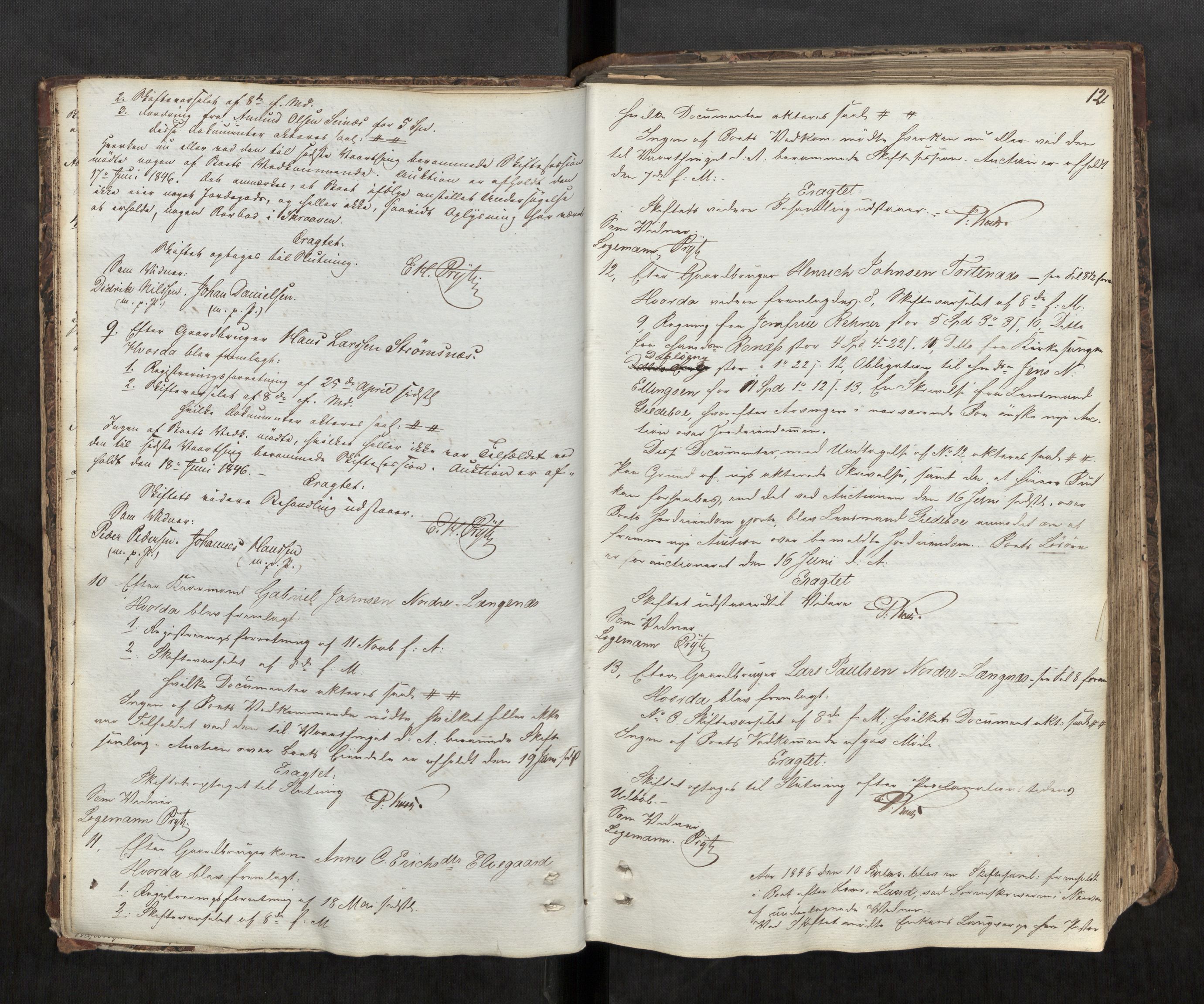 Salten sorenskriveri, AV/SAT-A-4578/1/3/3B/L0004: Skiftebehandlingsprotokoll, 1846-1851, p. 12