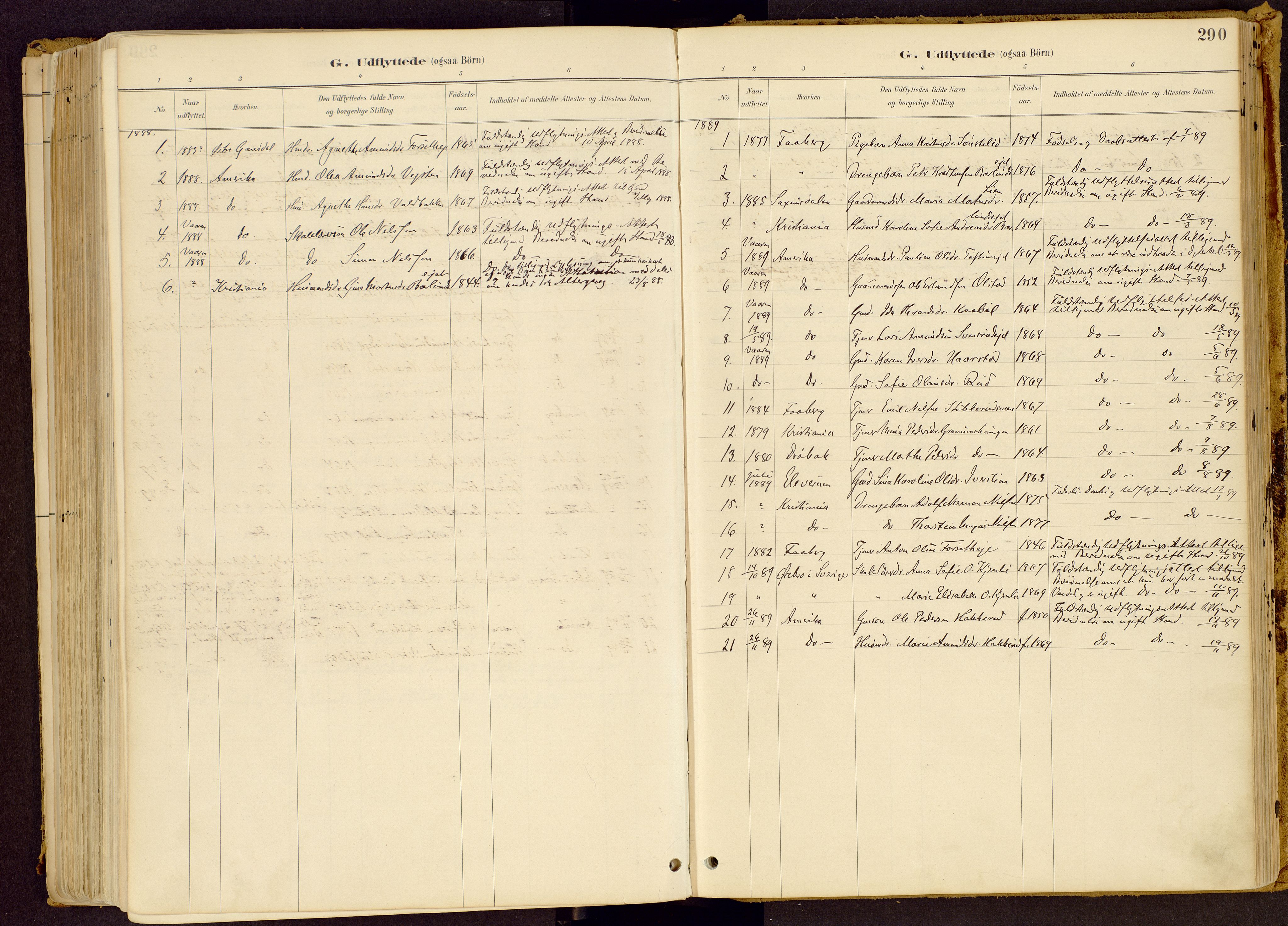 Vestre Gausdal prestekontor, SAH/PREST-094/H/Ha/Haa/L0001: Parish register (official) no. 1, 1887-1914, p. 290