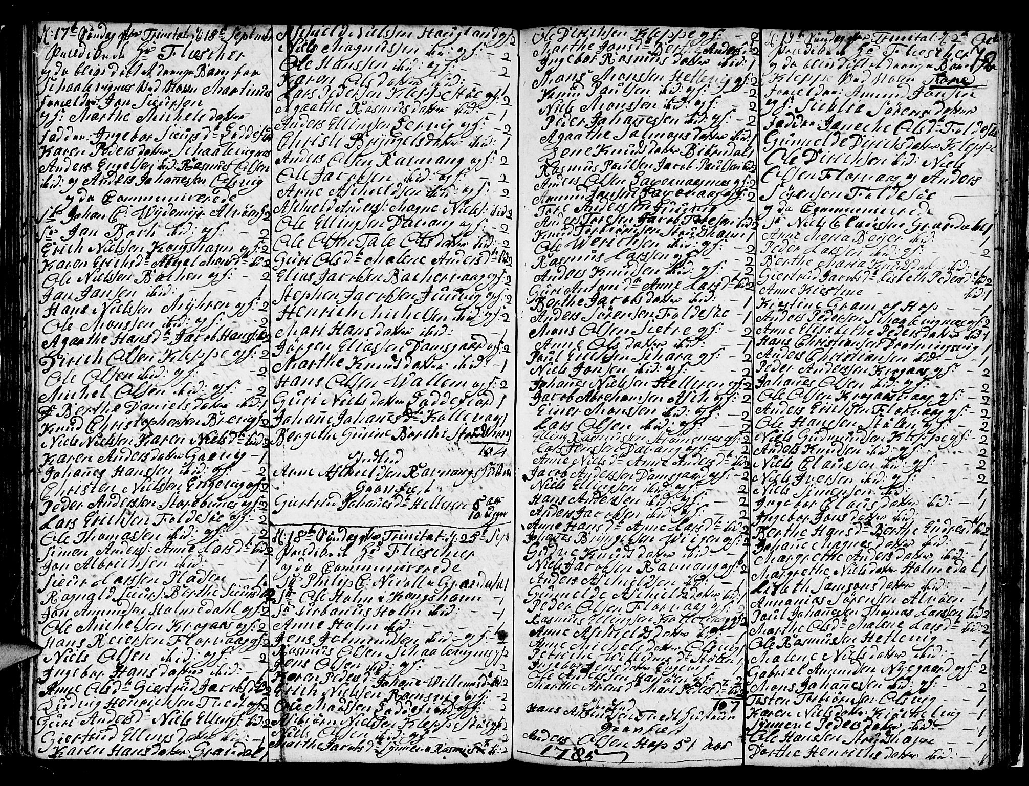 Askøy Sokneprestembete, SAB/A-74101/H/Ha/Hab/Haba/L0001: Parish register (copy) no. A 1, 1775-1792, p. 78