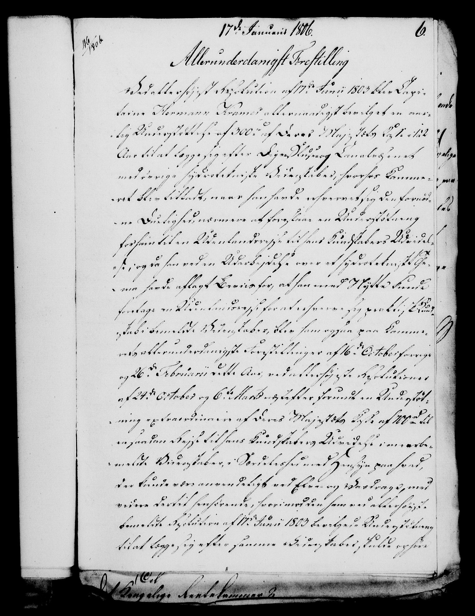 Rentekammeret, Kammerkanselliet, RA/EA-3111/G/Gf/Gfa/L0088: Norsk relasjons- og resolusjonsprotokoll (merket RK 52.88), 1806, p. 50