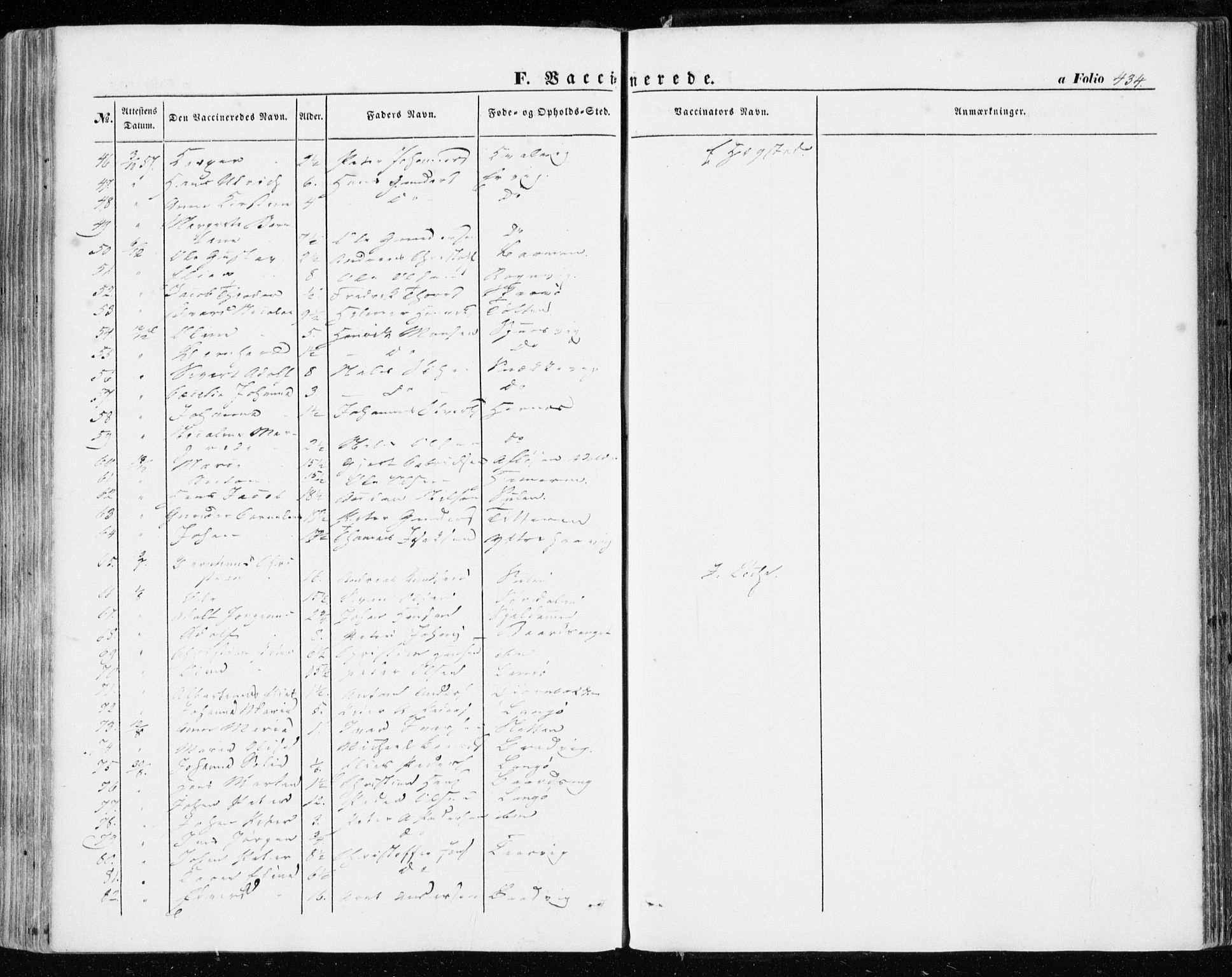 Ministerialprotokoller, klokkerbøker og fødselsregistre - Sør-Trøndelag, AV/SAT-A-1456/634/L0530: Parish register (official) no. 634A06, 1852-1860, p. 434