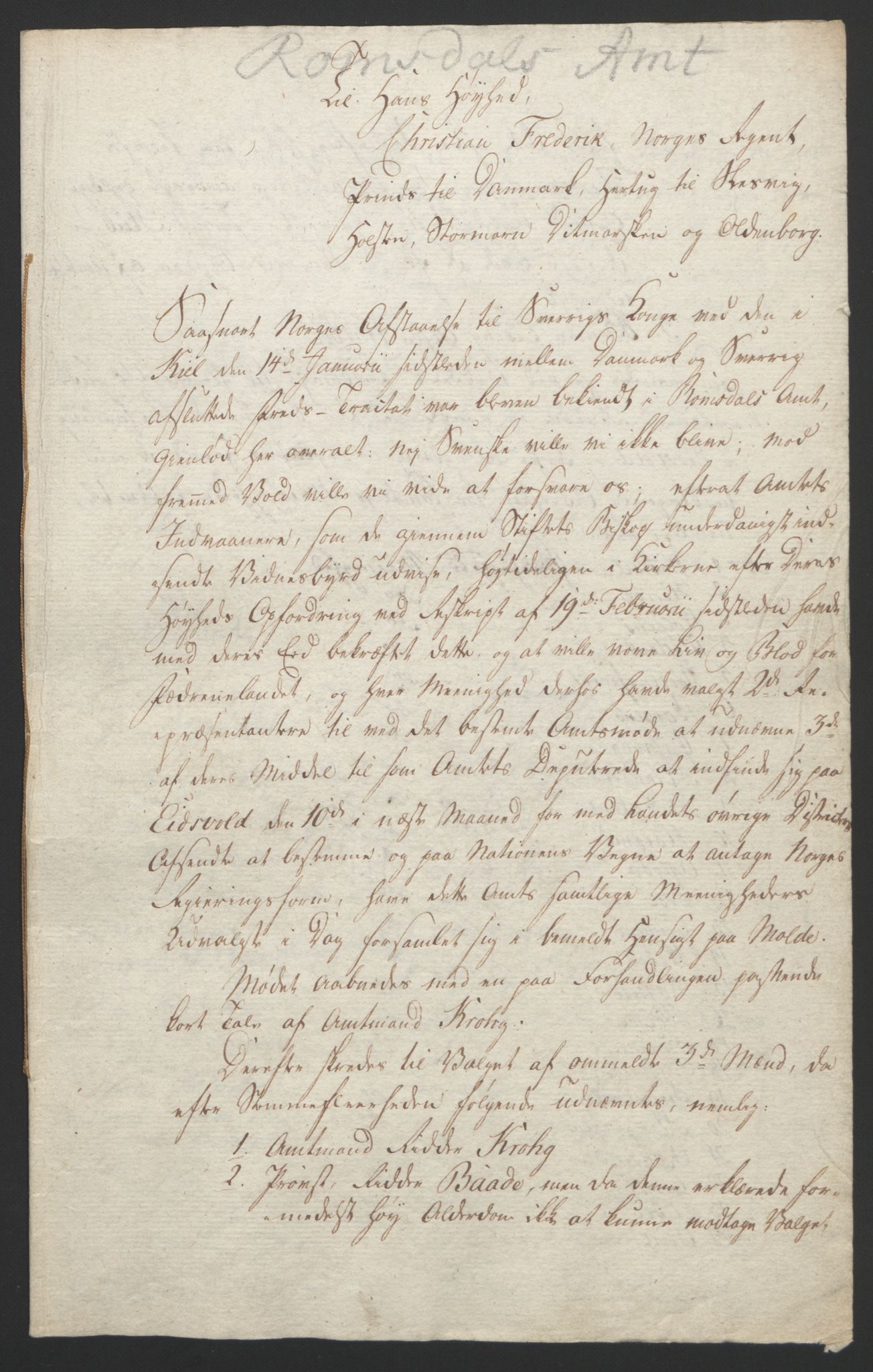 Statsrådssekretariatet, RA/S-1001/D/Db/L0008: Fullmakter for Eidsvollsrepresentantene i 1814. , 1814, p. 348