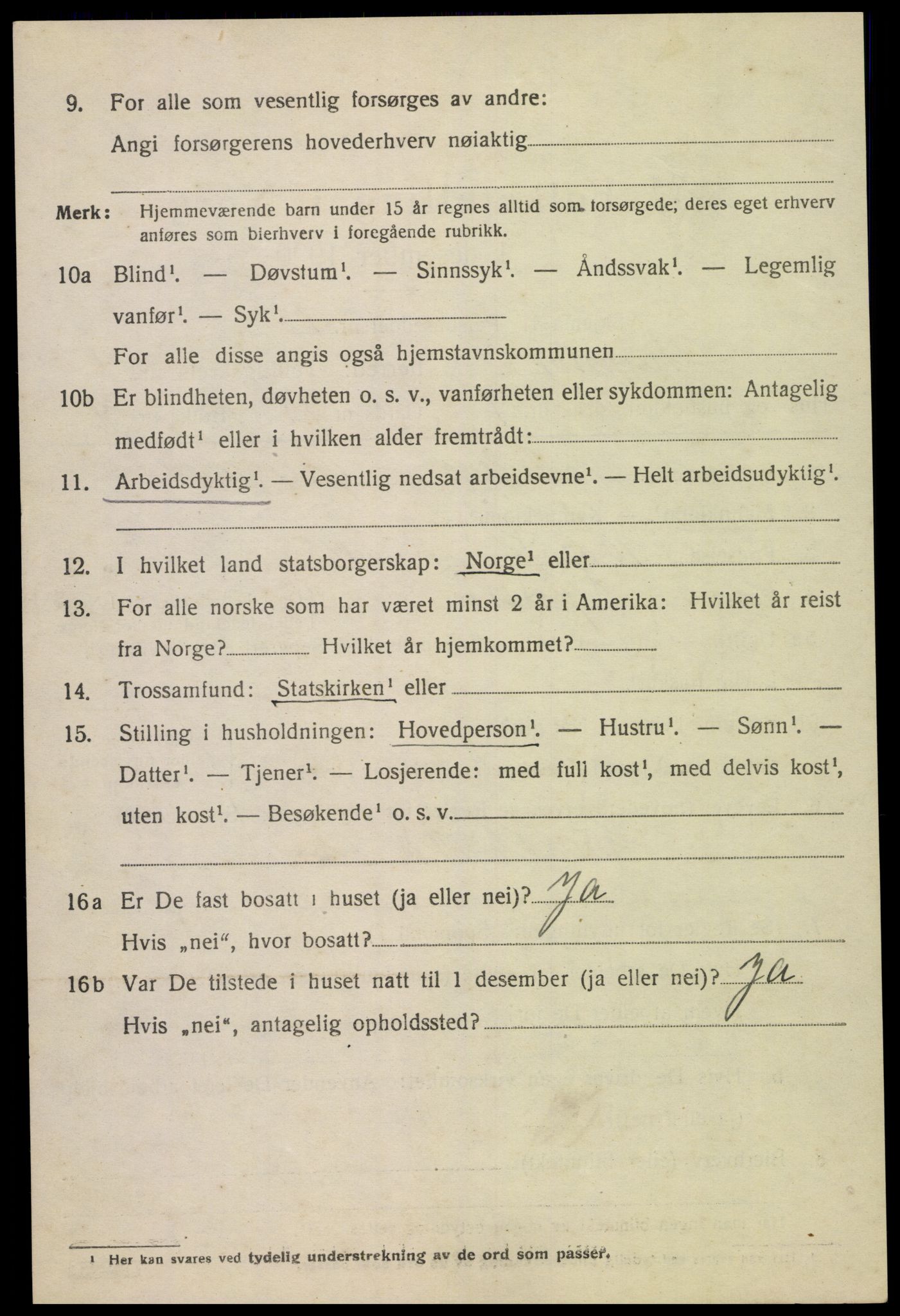 SAK, 1920 census for Greipstad, 1920, p. 427